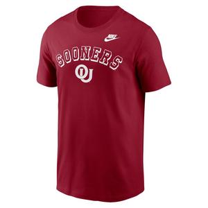 Nike Oklahoma Sooners Legacy Cotton Tee-Red