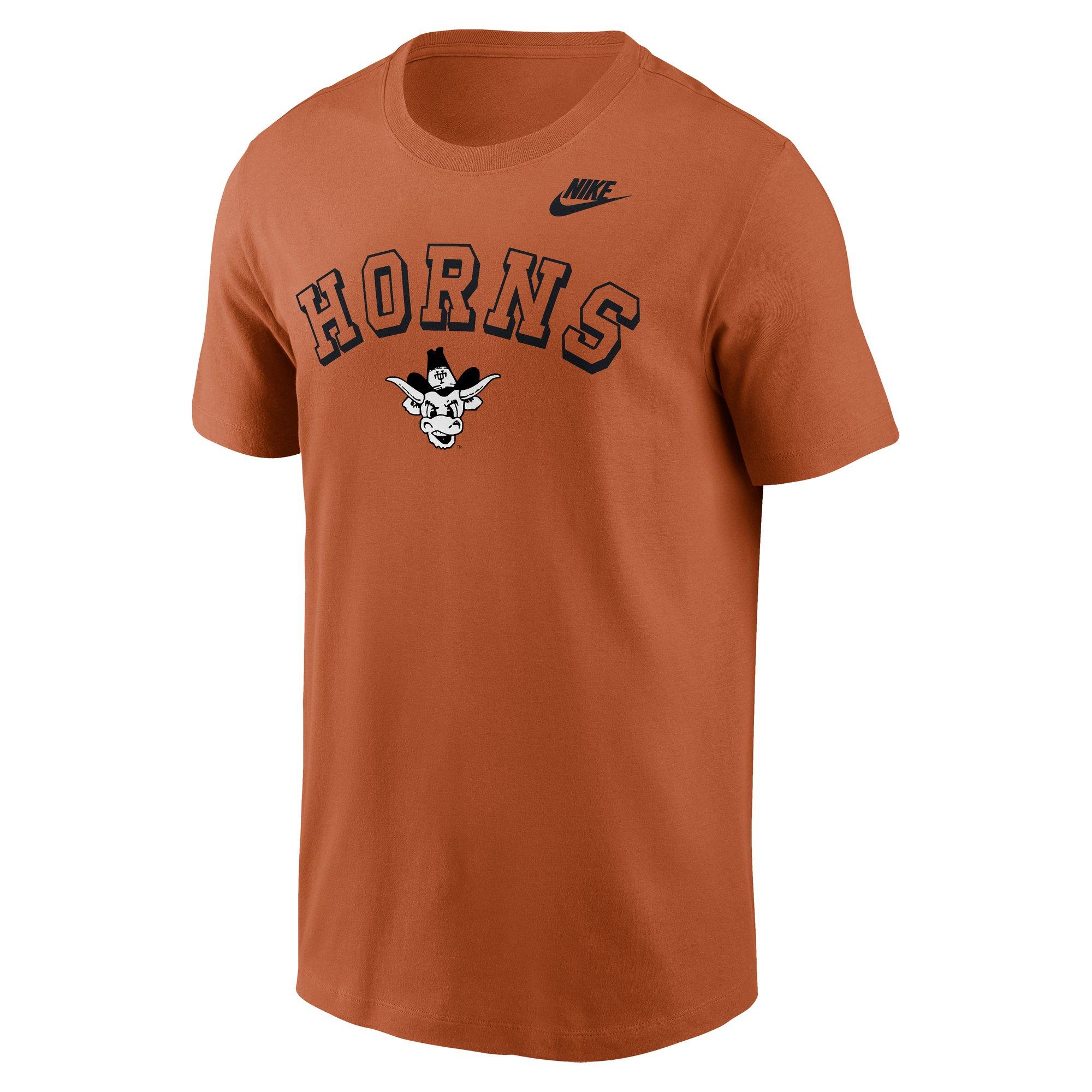 Nike Texas Longhorns Legacy Cotton Tee-Burnt Orange - ORANGE Thumbnail View 1