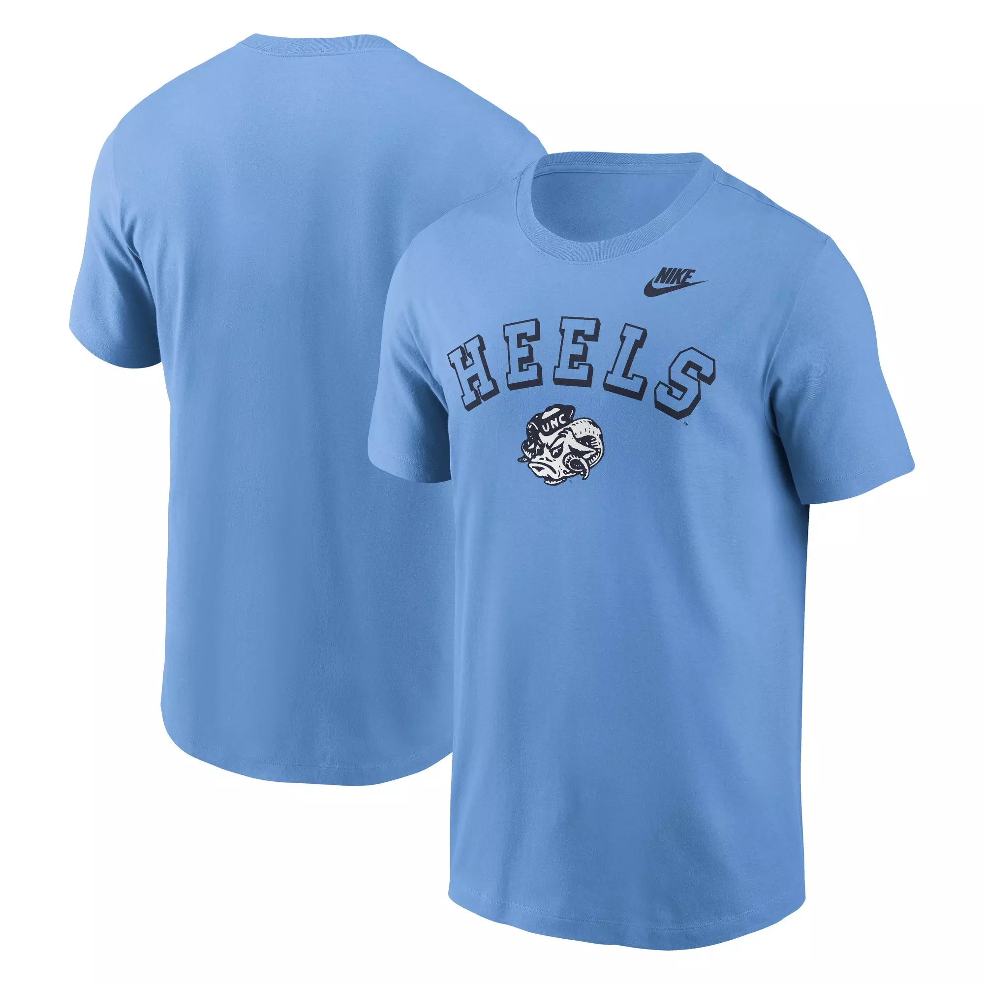 Nike UNC Tar Heels Legacy Cotton Tee-Light Blue - LT BLUE