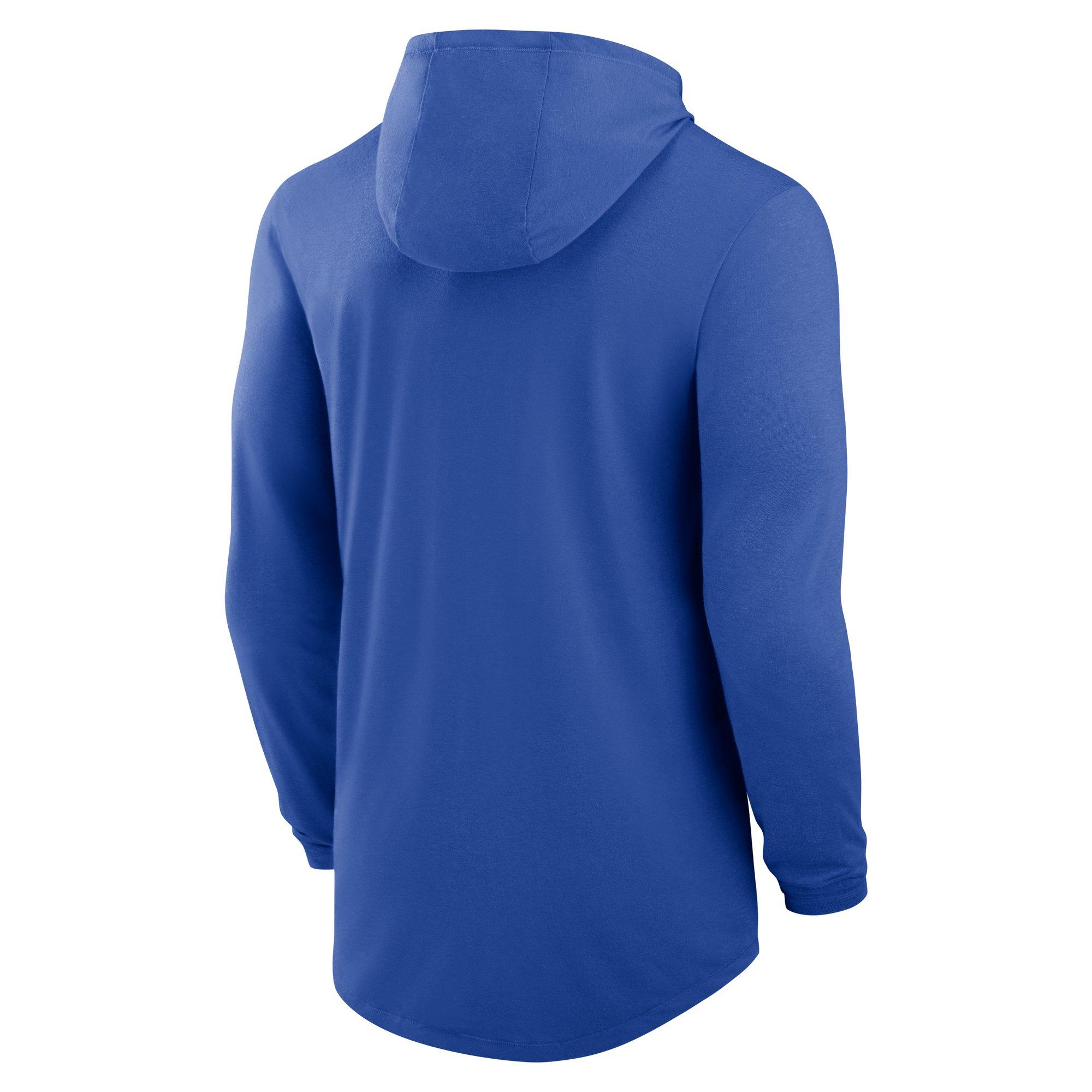 Nike Kentucky Wildcats Hooded Long Sleeve Tee-Royal - ROYAL Thumbnail View 2