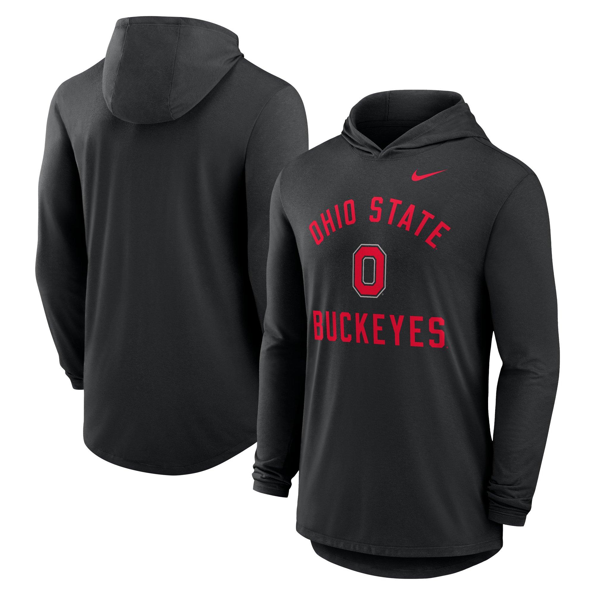 Nike Ohio State Buckeyes HD Long Sleeve Tee-Black - BLACK Thumbnail View 3