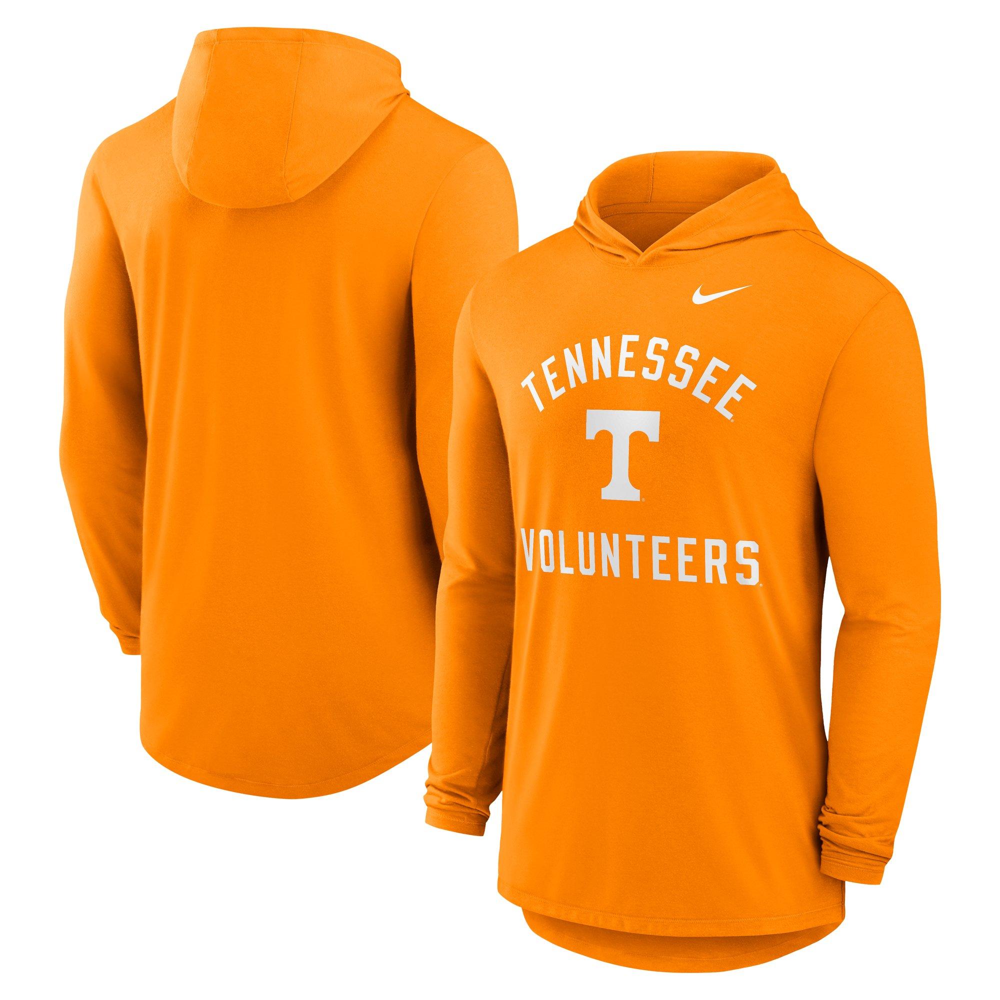 Nike Tennessee Volunteers Hooded Long Sleeve Tee-Orange - ORANGE Thumbnail View 3