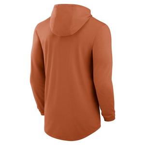 Nike Texas Longhorns Hooded Long Sleeve Tee-Burnt Orange