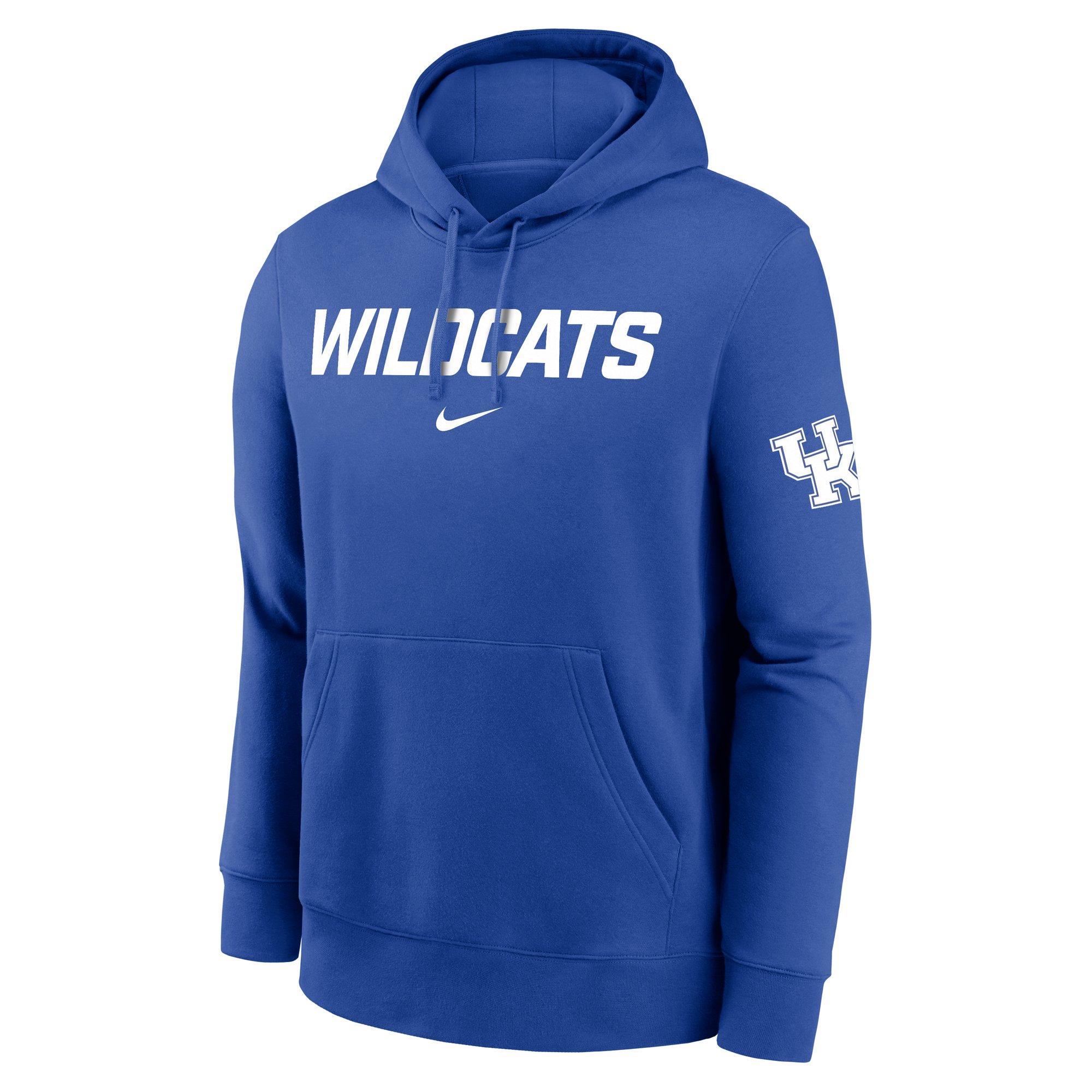 Nike Men's Kentucky Wildcats 2025 Club Hoodie-Royal - ROYAL Thumbnail View 1