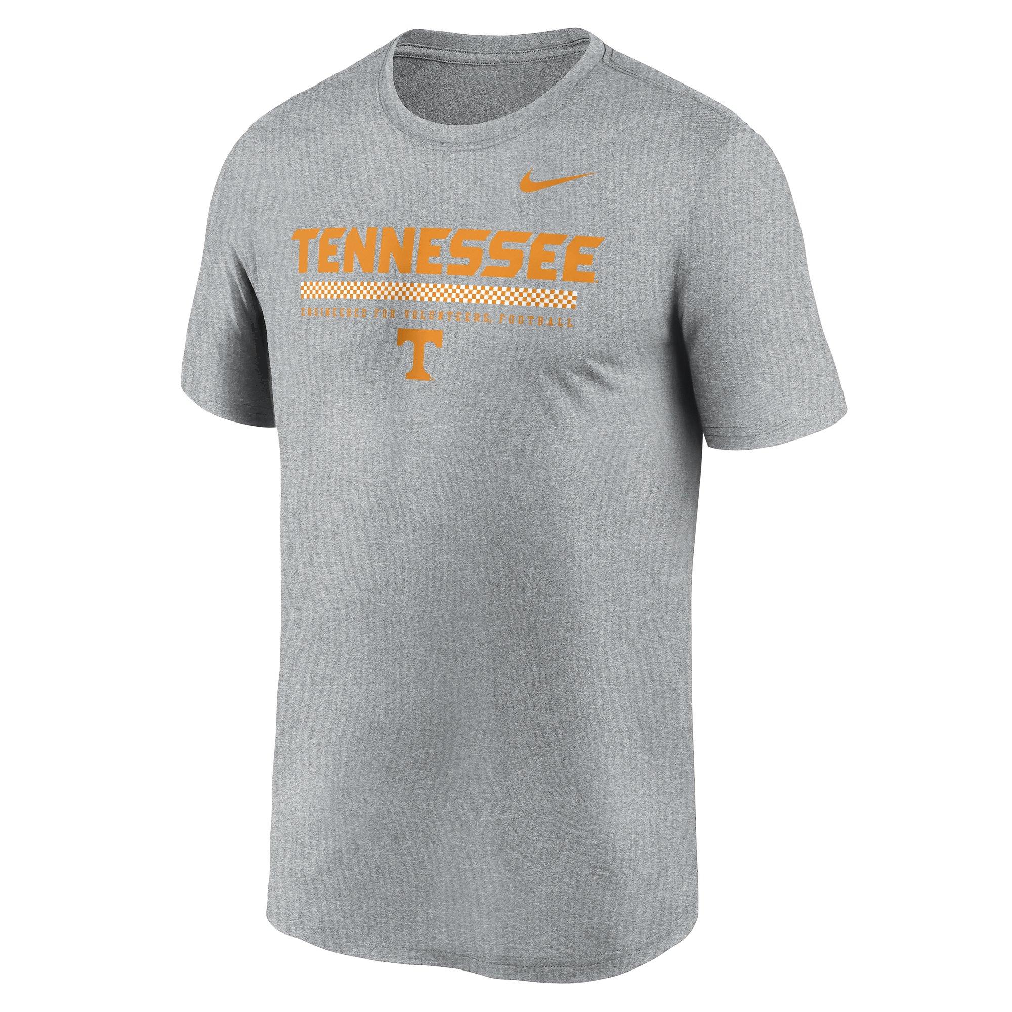 Nike Tennessee Volunteers Legend Stripe Tee-Grey - GREY Thumbnail View 1