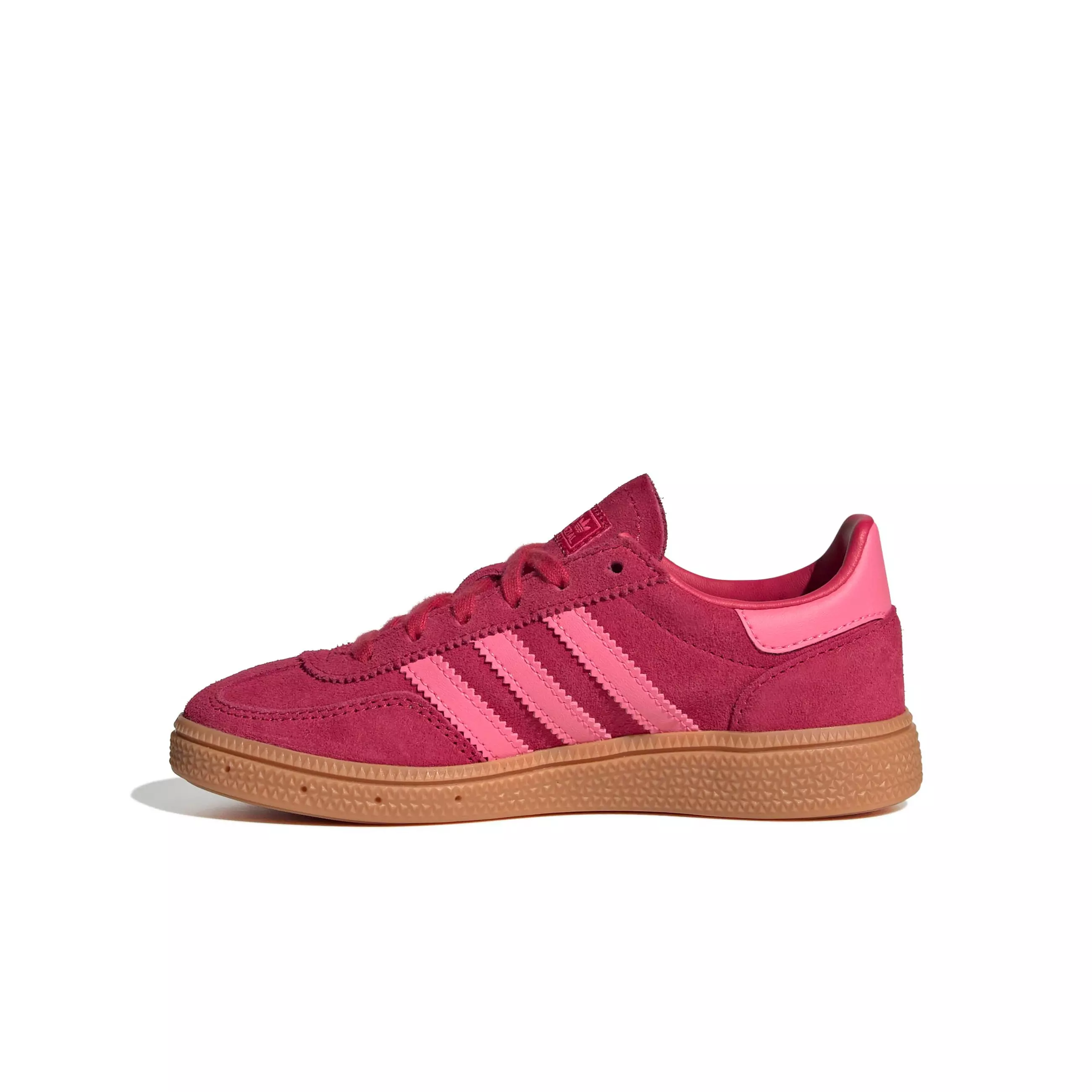 adidas Originals Handball Spezial "Ruby Red/Lucid Pink" Preschool Girls' Shoe - RED/PINK