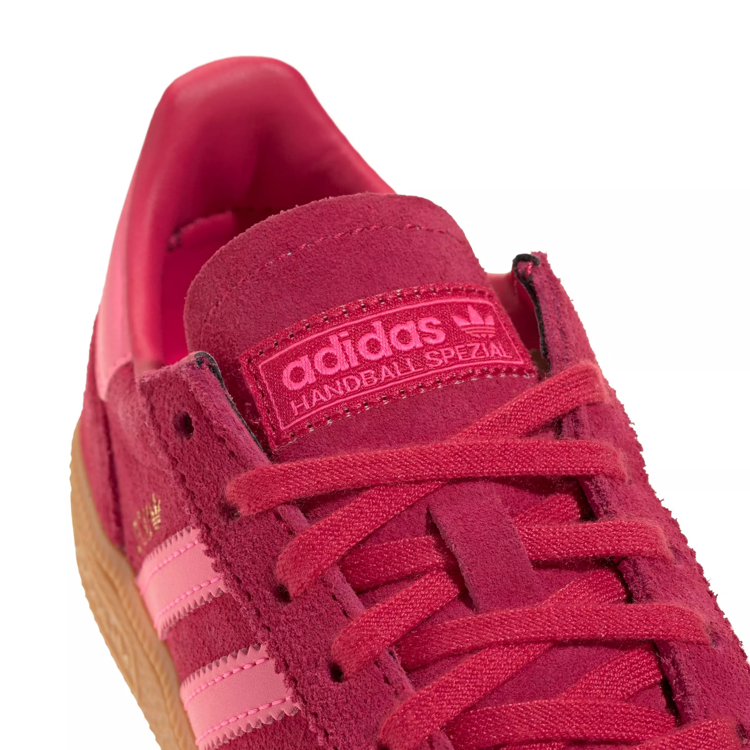 adidas Originals Handball Spezial "Ruby Red/Lucid Pink" Preschool Girls' Shoe - RED/PINK