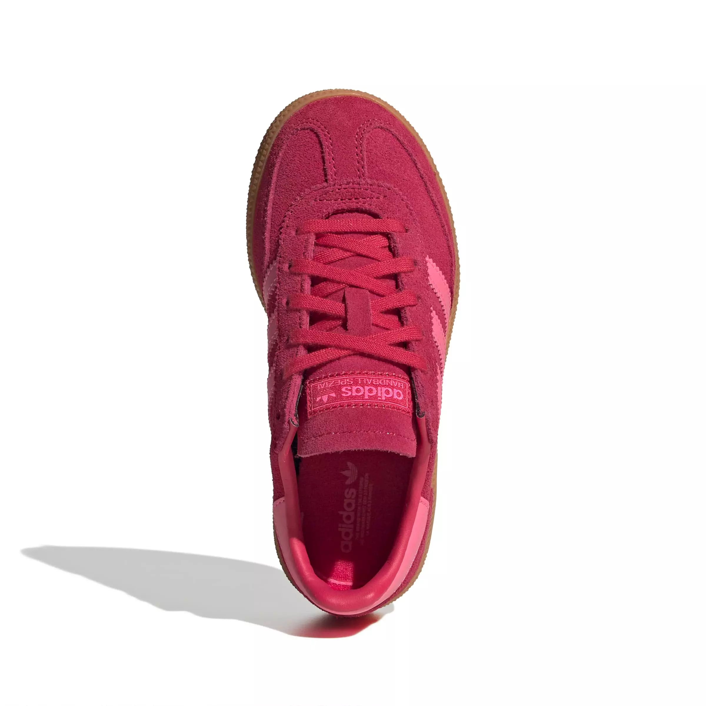 adidas Originals Handball Spezial "Ruby Red/Lucid Pink" Preschool Girls' Shoe - RED/PINK