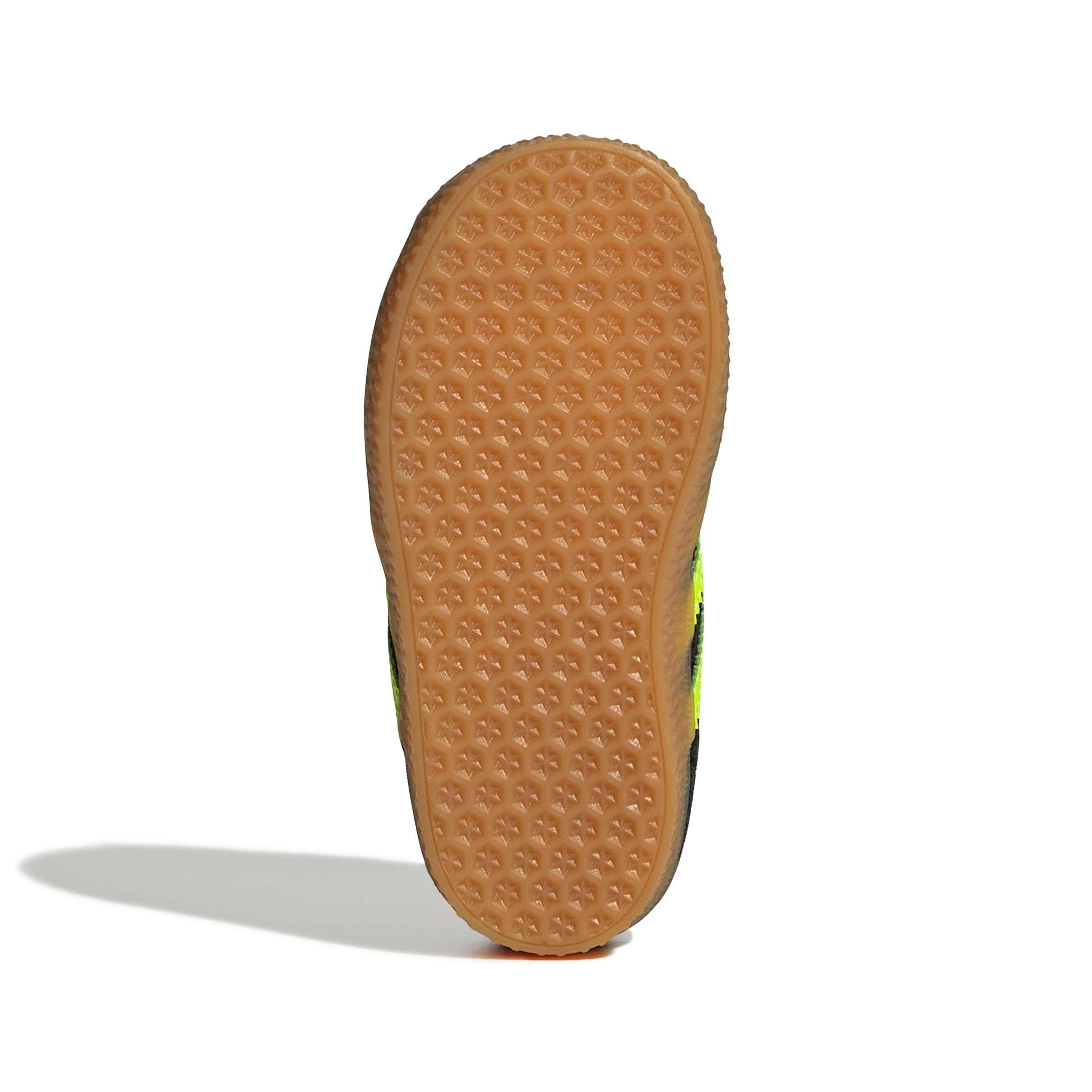 adidas Originals Gazelle "Core Black/Signal Green/Shock Pink" Toddler Girls' Shoe - BLACK/PINK Thumbnail View 8