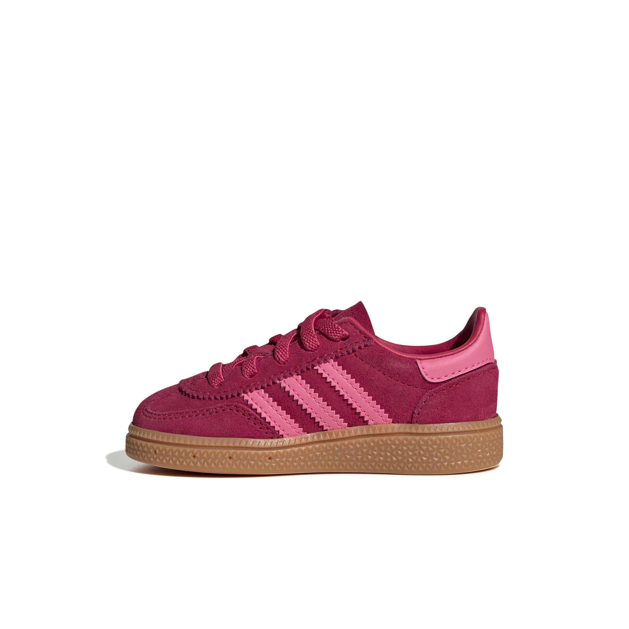 adidas Originals Handball Spezial Toddler Girls' "Ruby Red/Lucid Pink/Gum" Shoe