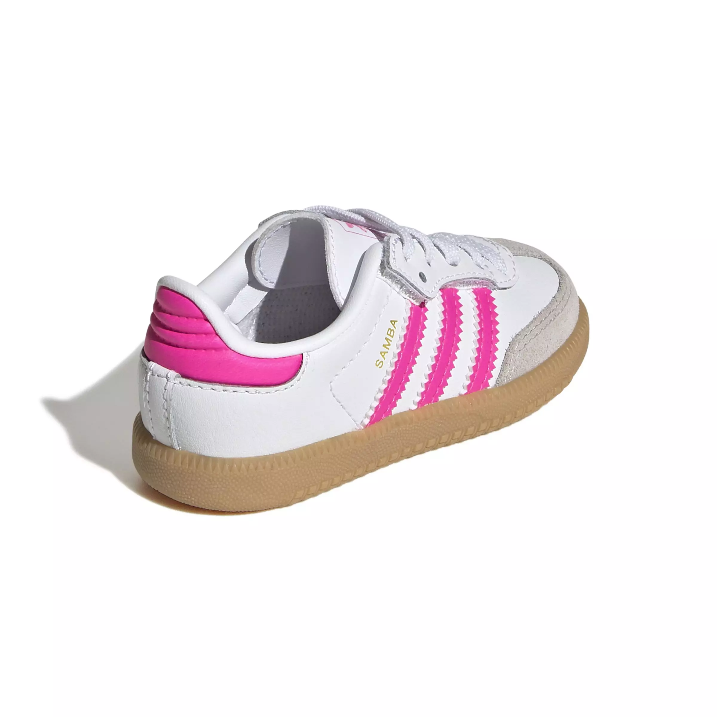 adidas Originals Samba OG "White/Lucid Pink/Gum" Toddler Girls' Shoe