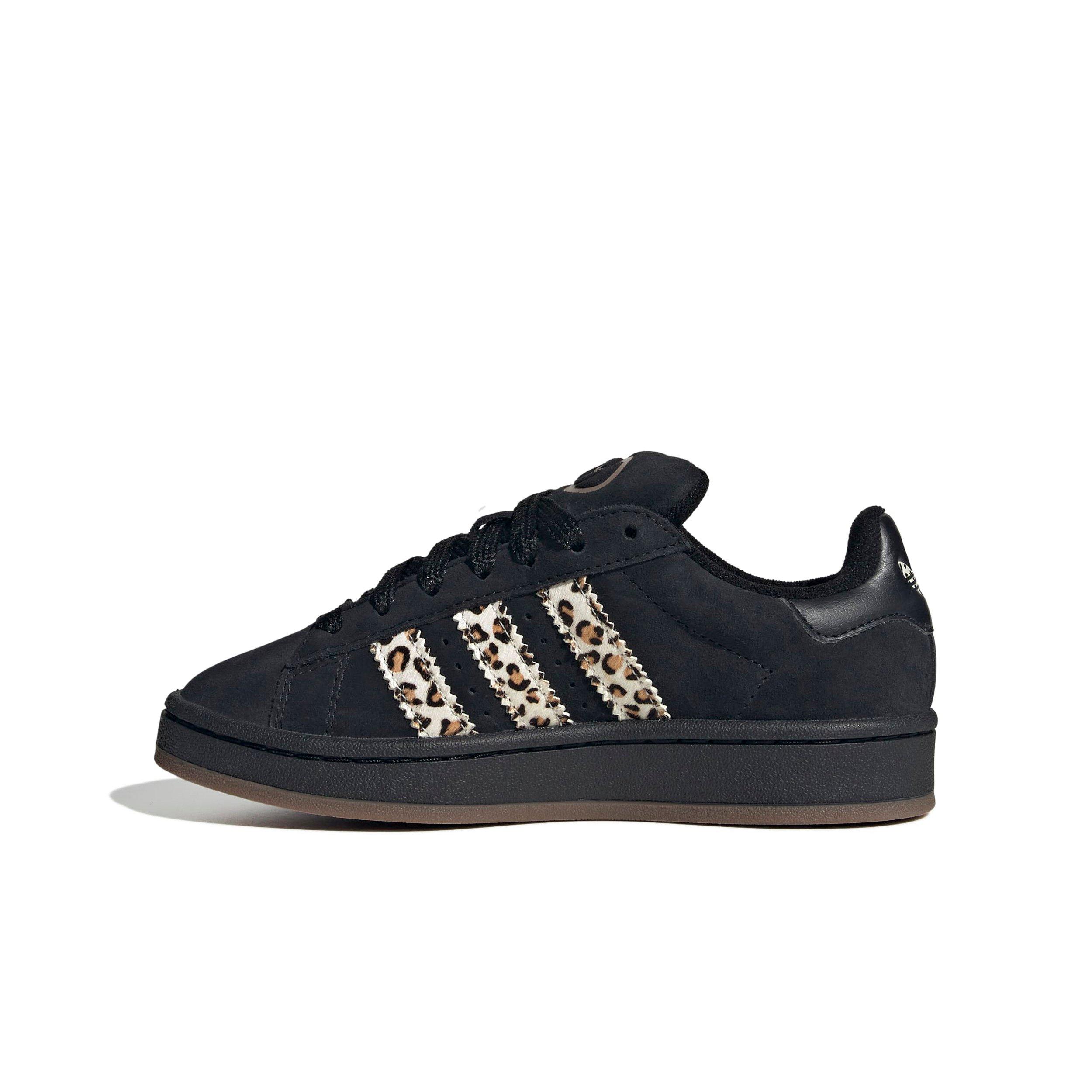 adidas Originals Campus 00s Leopard "Core Black/Wonder White/Trace Brown" Grade School Girls' Shoe - BLACK Thumbnail View 2