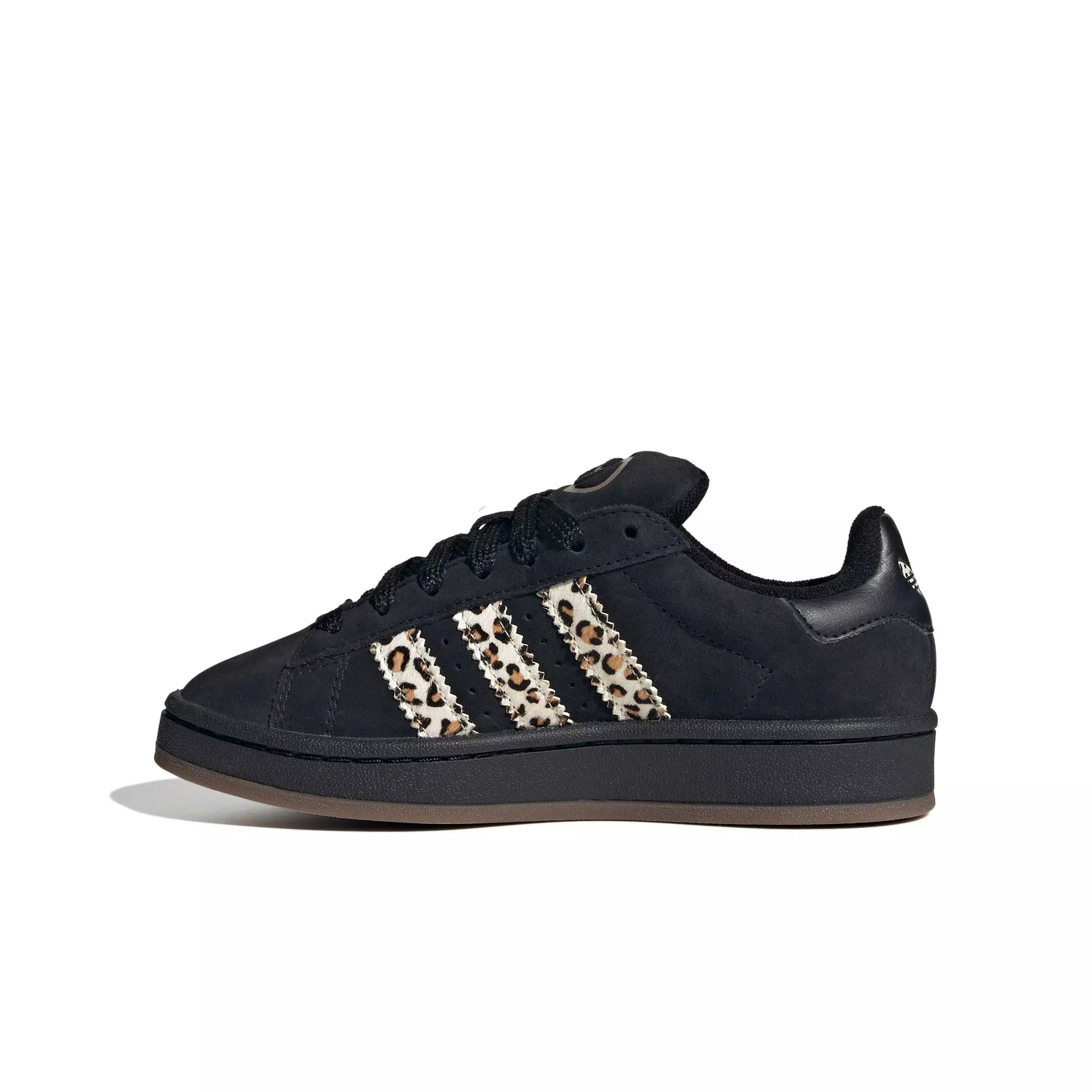 adidas Originals Campus 00s Leopard "Core Black/Wonder White/Trace Brown" Grade School Girls' Shoe - BLACK