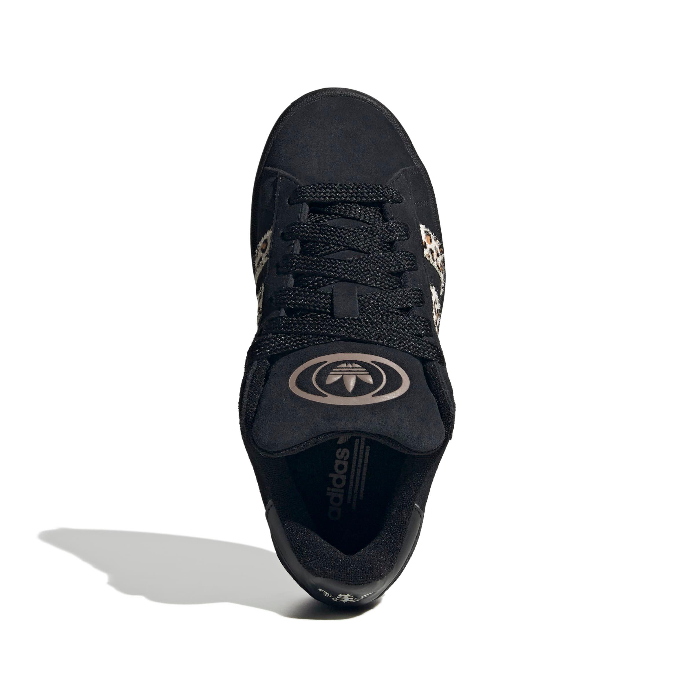 adidas Originals Campus 00s Leopard "Core Black/Wonder White/Trace Brown" Grade School Girls' Shoe - BLACK Thumbnail View 8