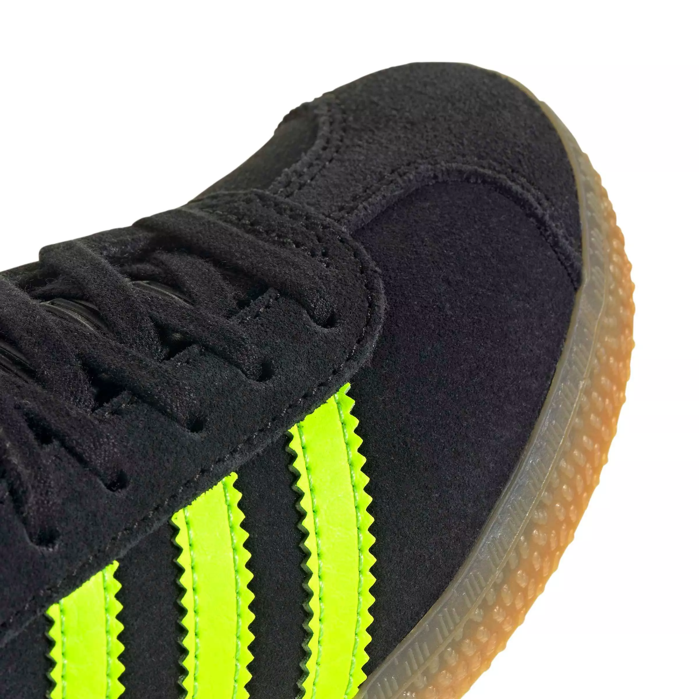 adidas Originals Gazelle "Core Black/Signal Green/Shock Pink" Preschool Girls' Shoe - BLACK/PINK