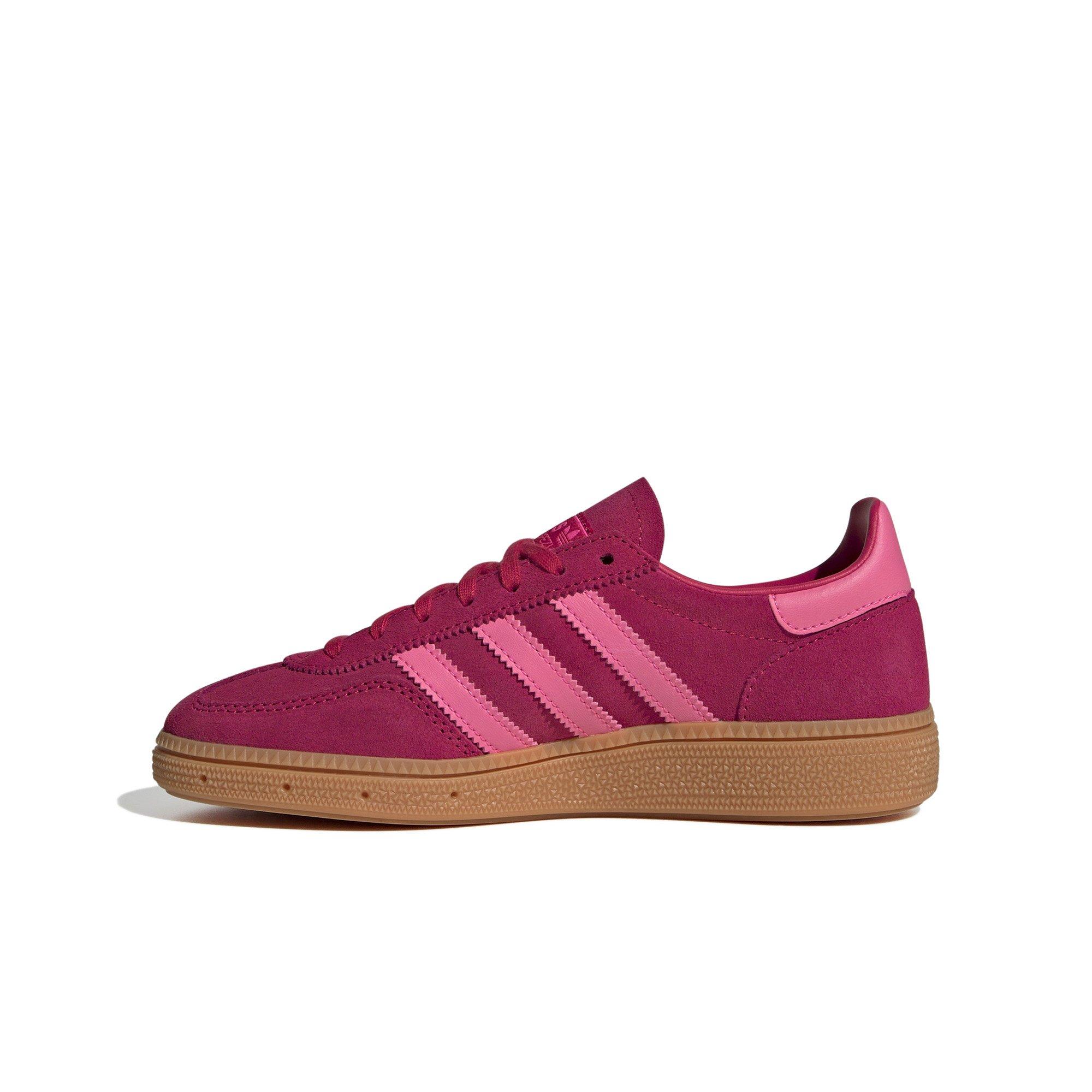 adidas Originals Handball Spezial Grade School Girls' "Ruby Red/Lucid Pink/Gum" Shoe