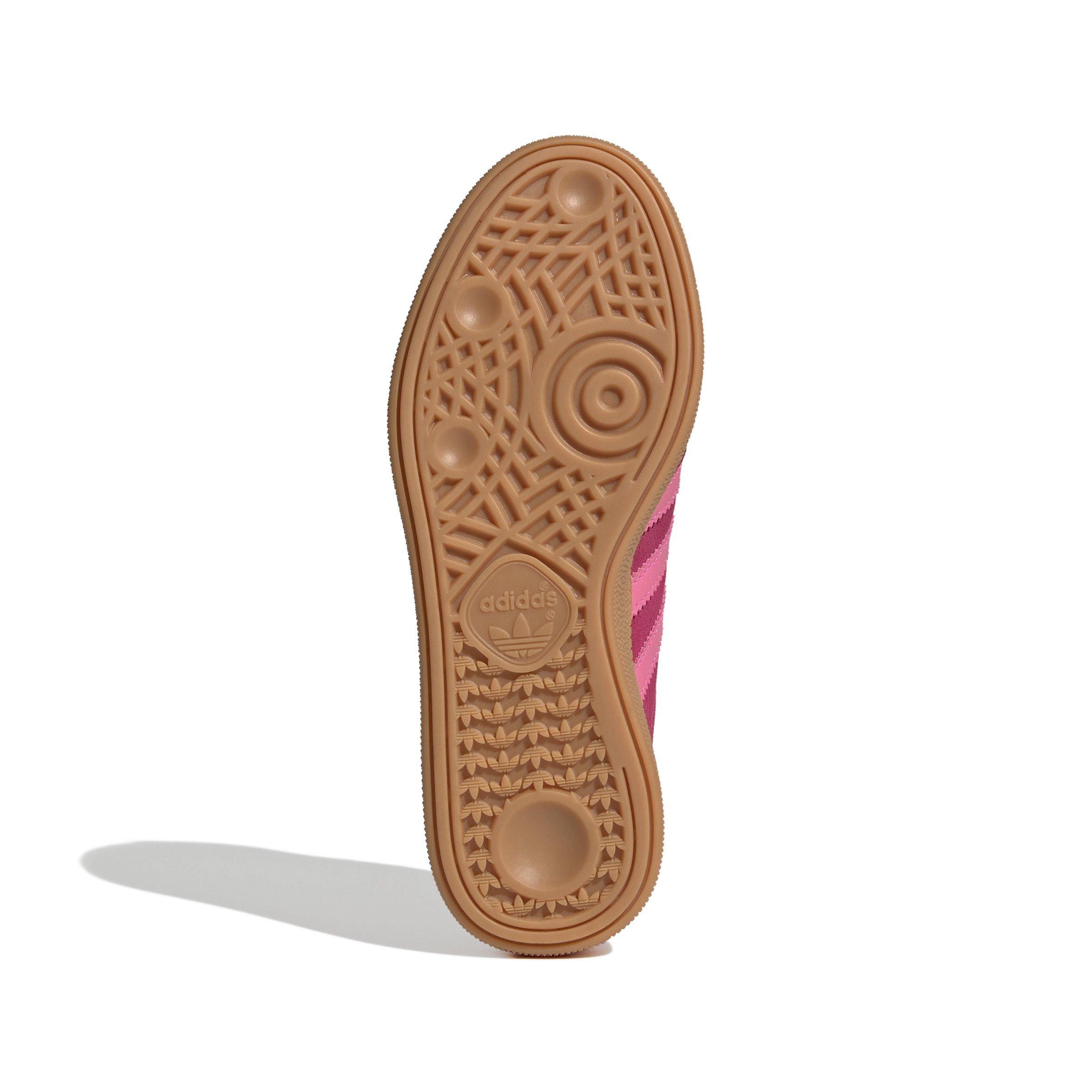 adidas Originals Handball Spezial Grade School Girls' "Ruby Red/Lucid Pink/Gum" Shoe