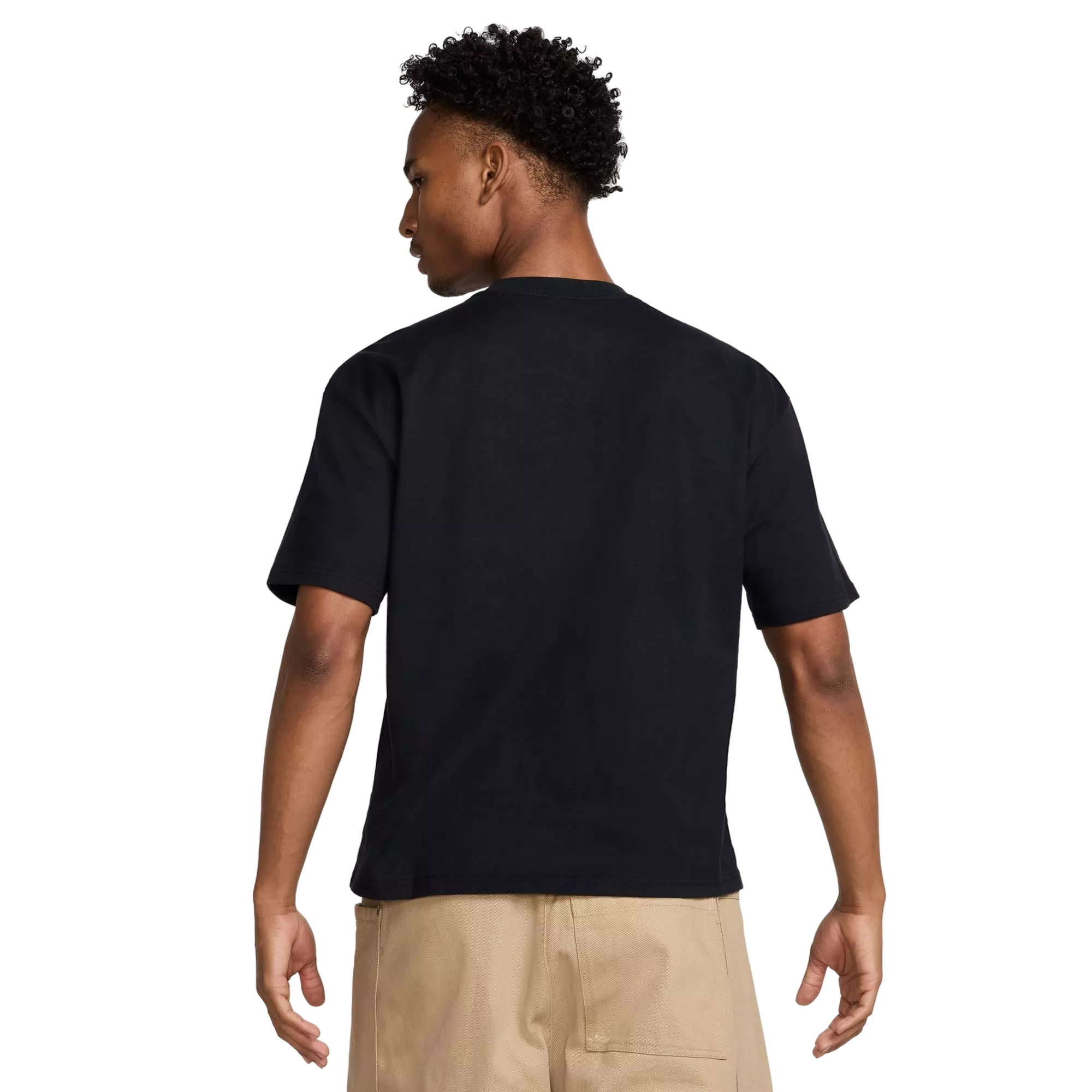 Nike Men's Sportswear Crop Tee - BLACK