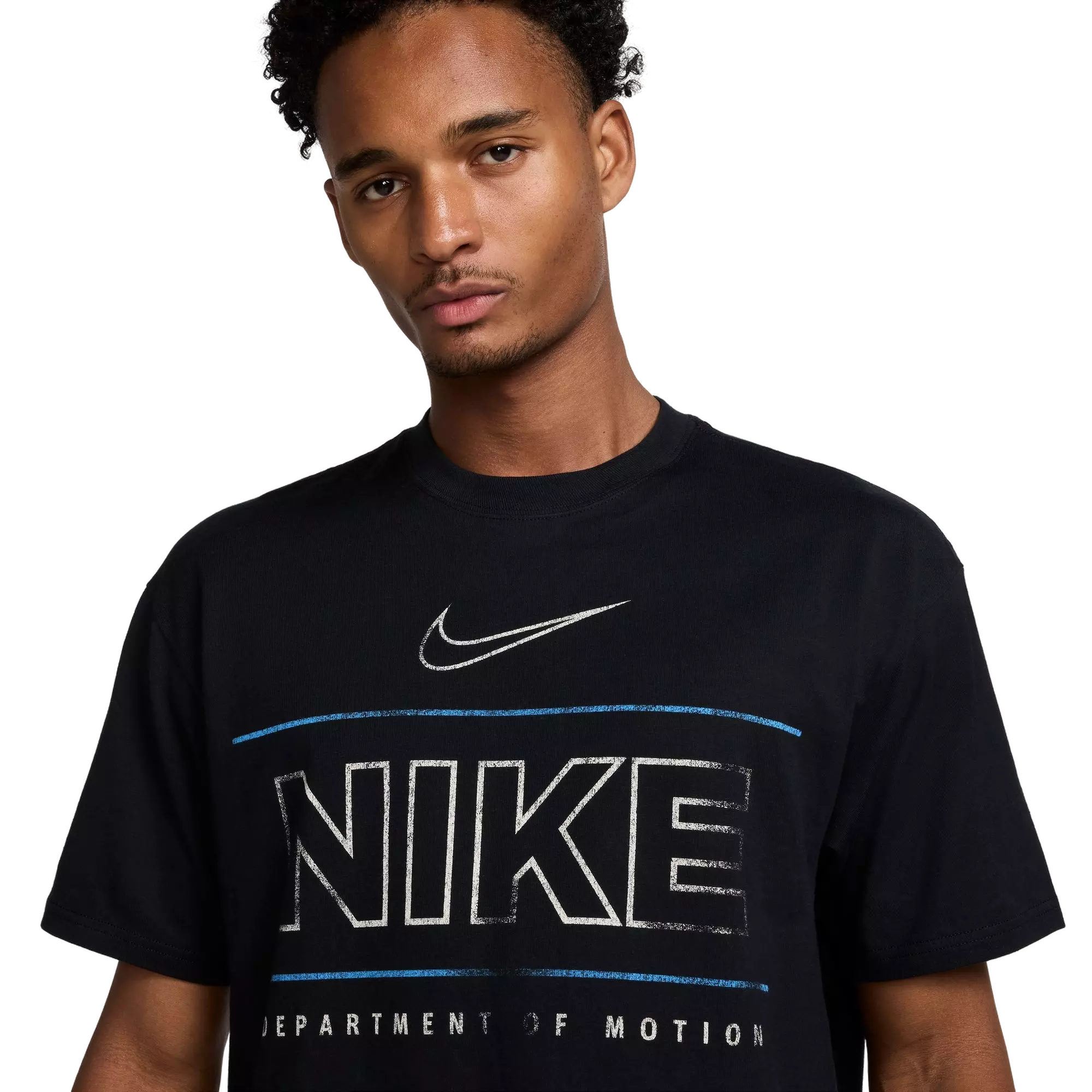 Nike Men's Sportswear Crop Tee - BLACK