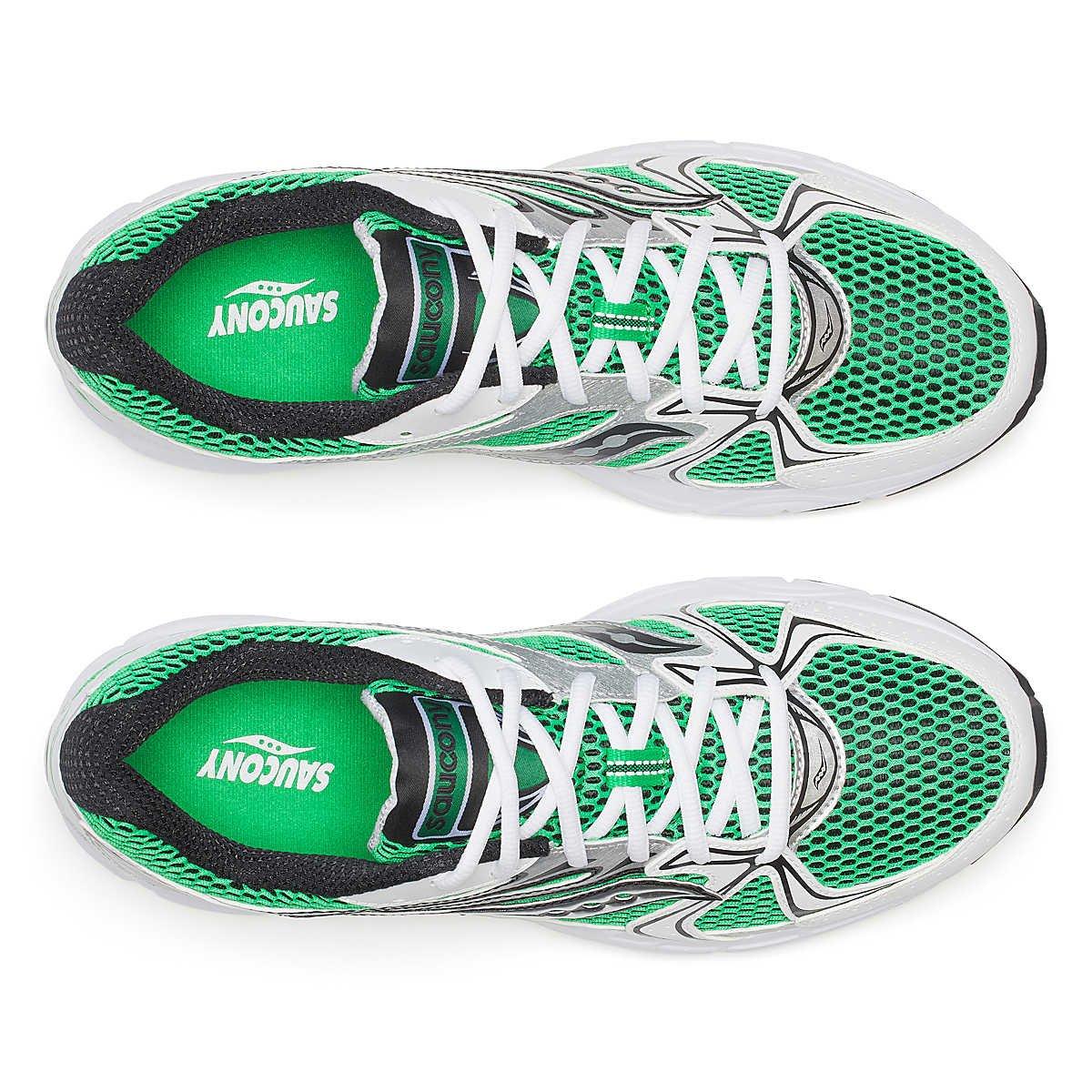 Saucony Ride Millenium "White/Green" Unisex Shoe - WHITE/GREEN Thumbnail View 5