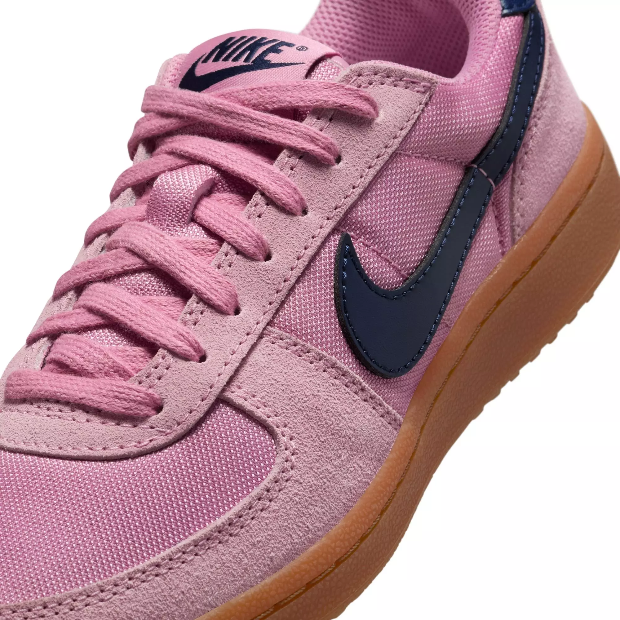 Nike Field General "Elemental Pink/Obsidian/Gum Med Brown" Grade School Kids' Shoe - PINK/BLACK