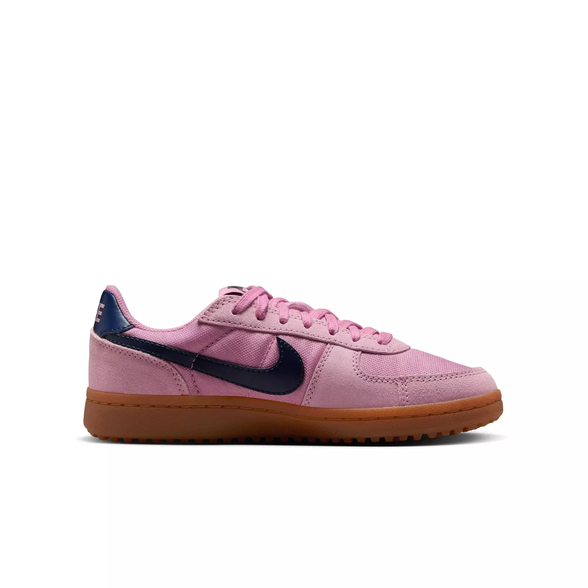 Nike Field General "Elemental Pink/Obsidian/Gum Med Brown" Grade School Kids' Shoe - PINK/BLACK