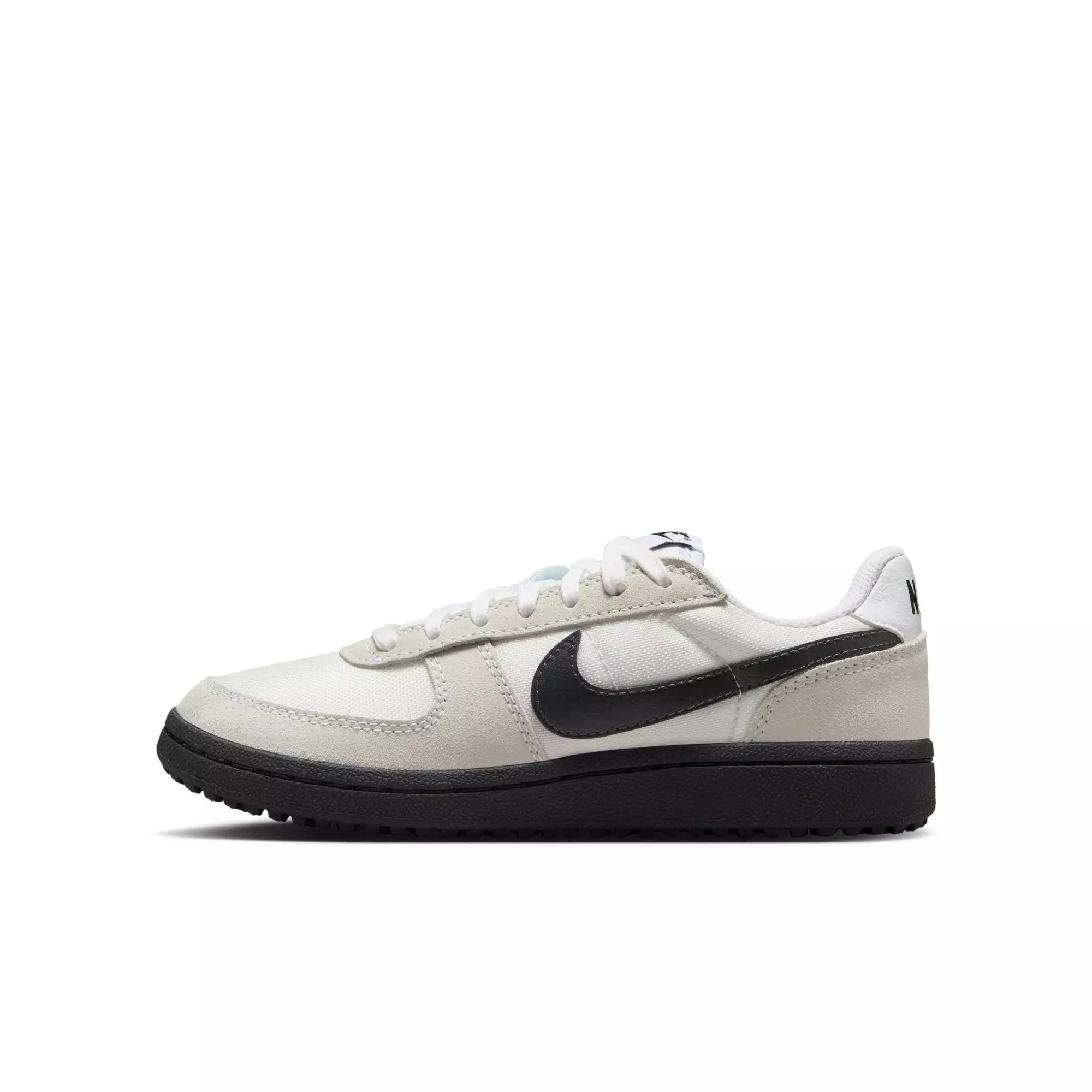 Nike Field General "White/Black/Sail" Grade School Kids' Shoe - WHITE/BLACK
