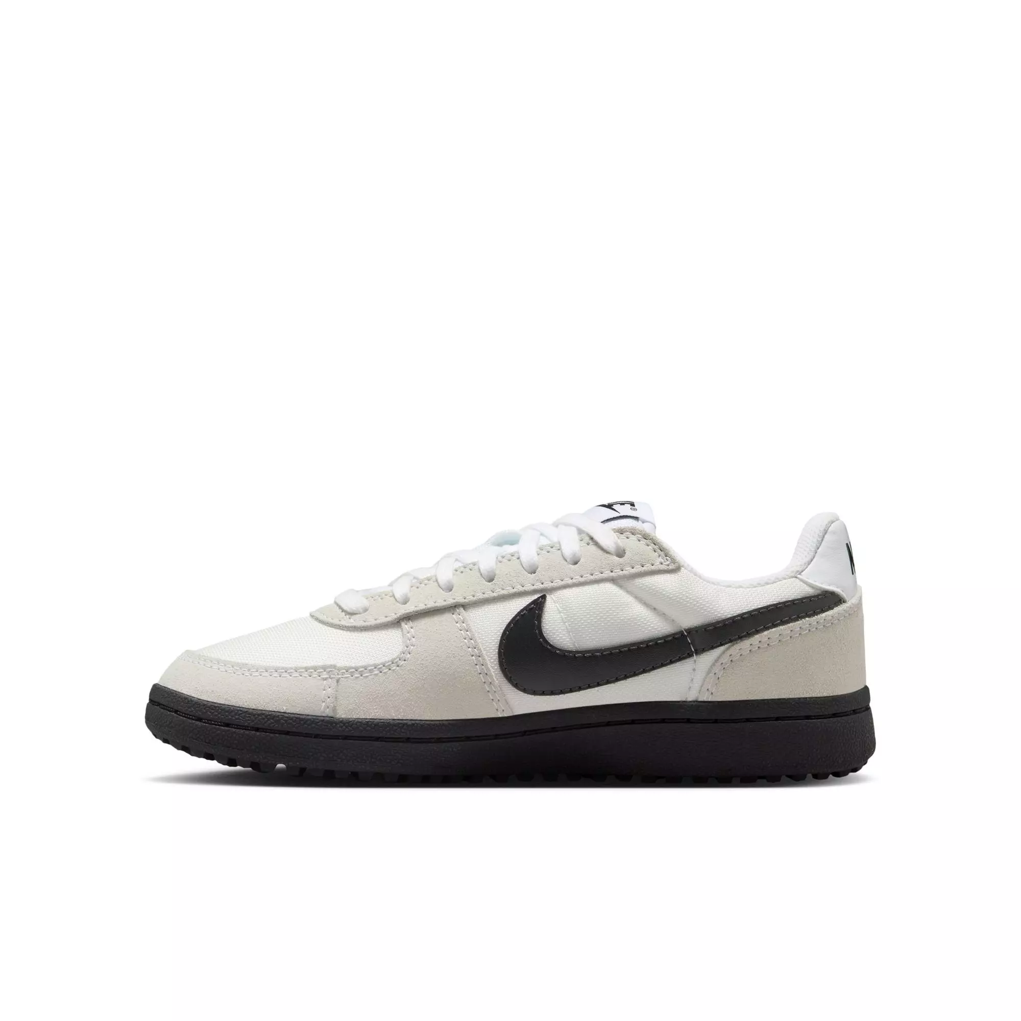 Nike Field General "White/Black/Sail" Grade School Kids' Shoe - WHITE/BLACK