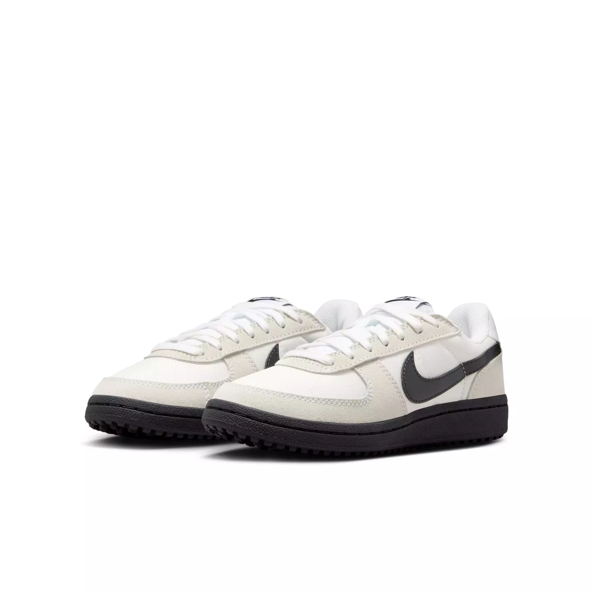 Nike Field General "White/Black/Sail" Grade School Kids' Shoe - WHITE/BLACK