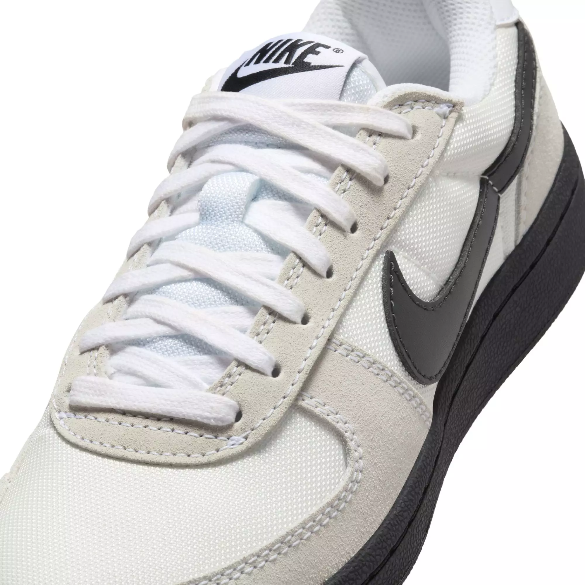 Nike Field General "White/Black/Sail" Grade School Kids' Shoe - WHITE/BLACK