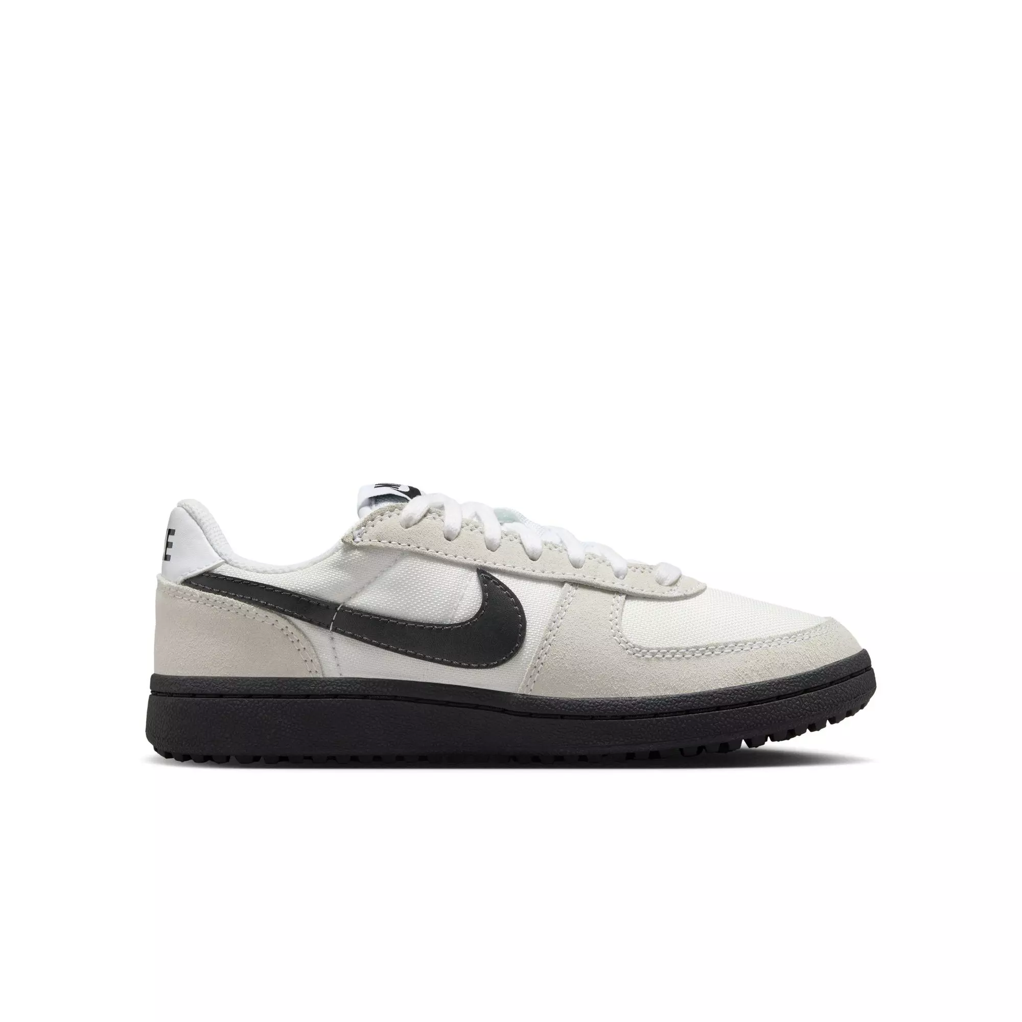 Nike Field General "White/Black/Sail" Grade School Kids' Shoe - WHITE/BLACK