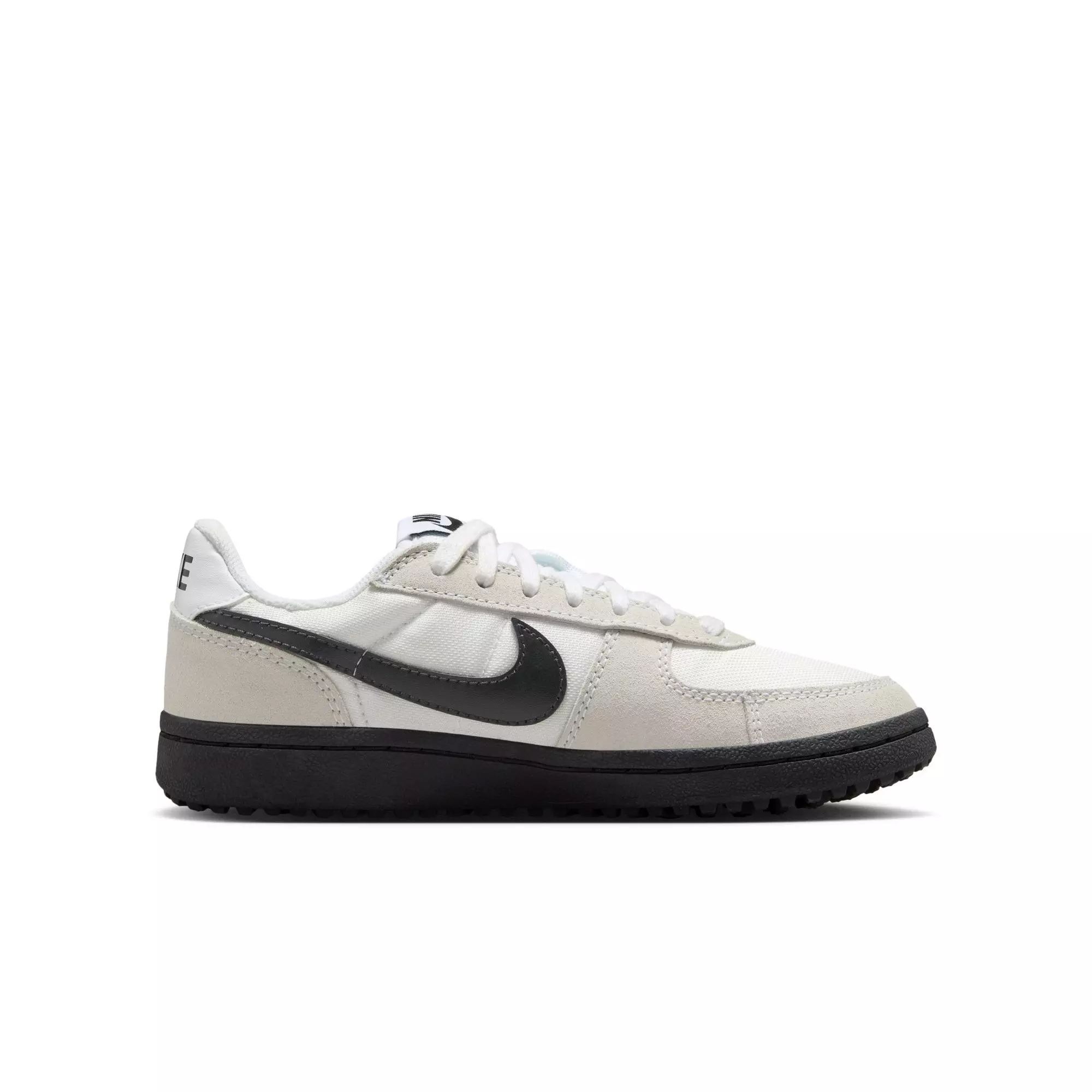 Nike Field General "White/Black/Sail" Grade School Kids' Shoe - WHITE/BLACK