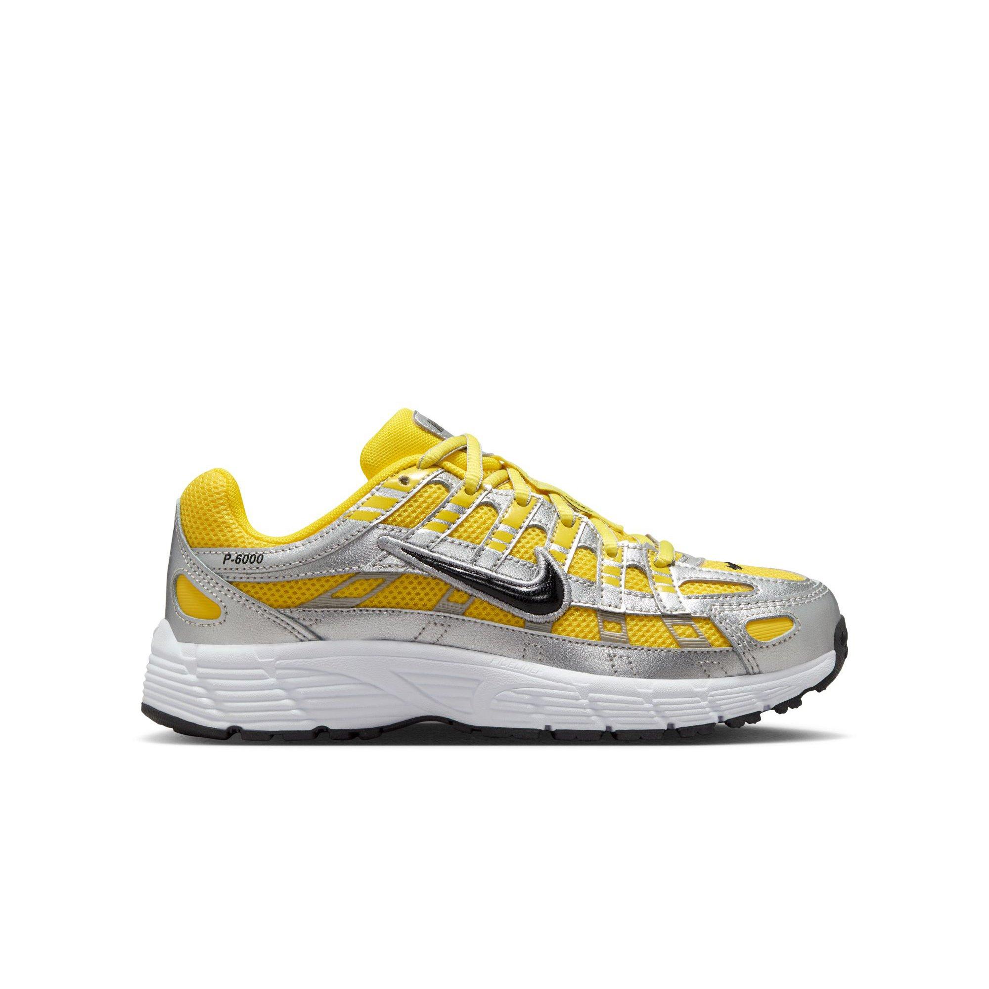 Nike P-6000 "Lightening/Black/Metallic Silver/White" Grade School Boys' Shoe - BLACK/SILVER Thumbnail View 1