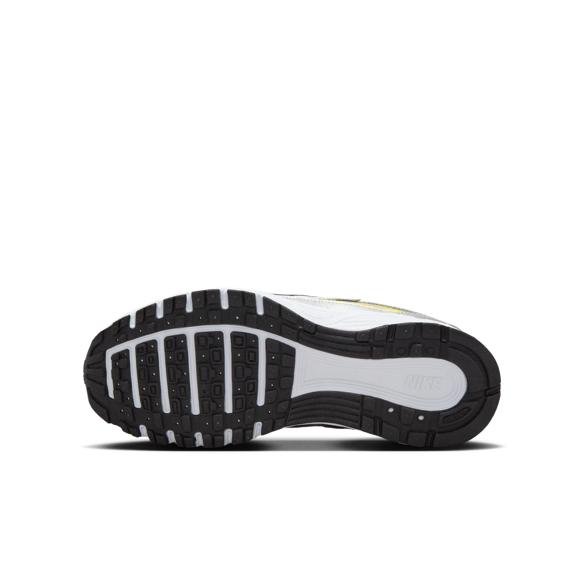 Nike P-6000 "Lightening/Black/Metallic Silver/White" Preschool Boys' Shoe - BLACK/SILVER Thumbnail View 8