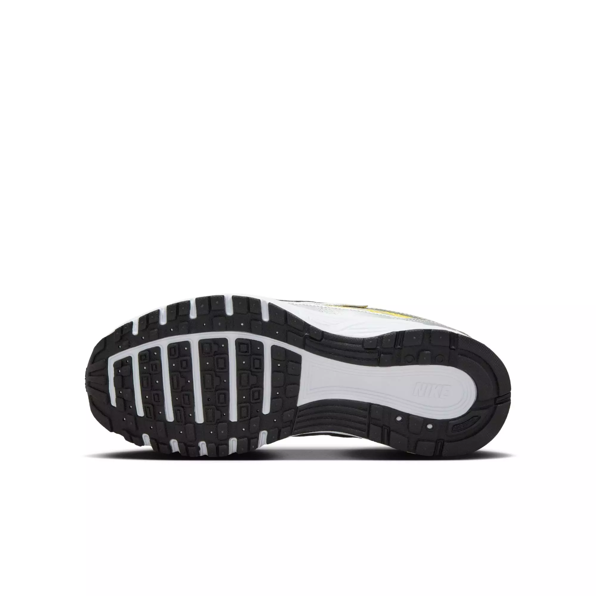 Nike P-6000 "Lightening/Black/Metallic Silver/White" Preschool Boys' Shoe - BLACK/SILVER