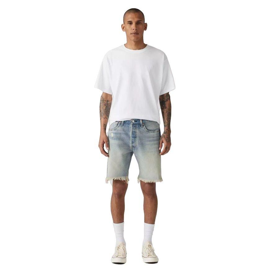 Levi's Men's 501 Anniversary Lux DX Shorts - BLUE Thumbnail View 1