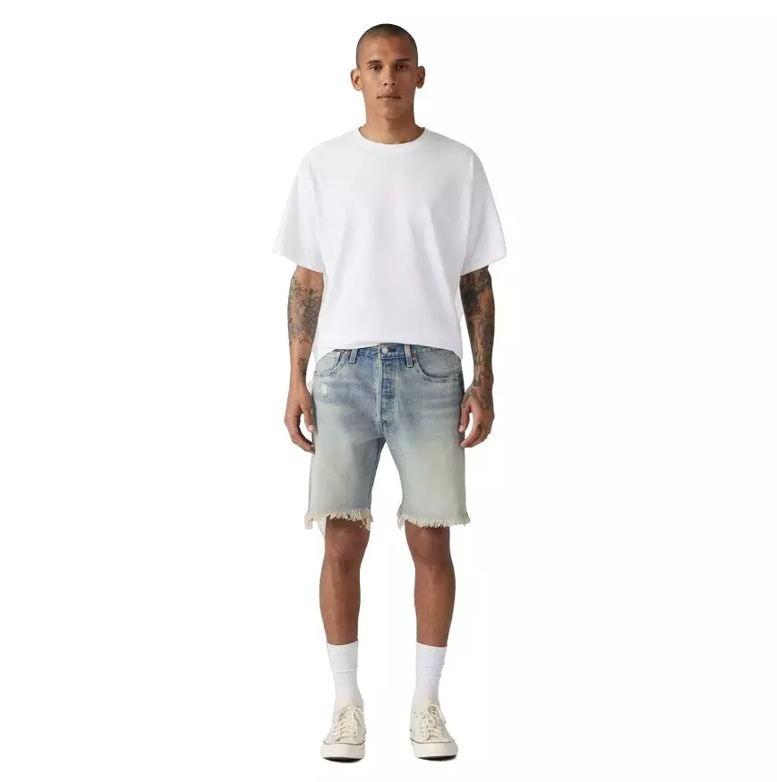 Levi's Men's 501 Anniversary Lux DX Shorts - BLUE