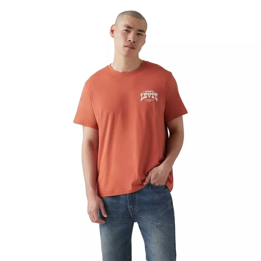 Levi's Men's Heritage Americana Tee - Etru Red - RED