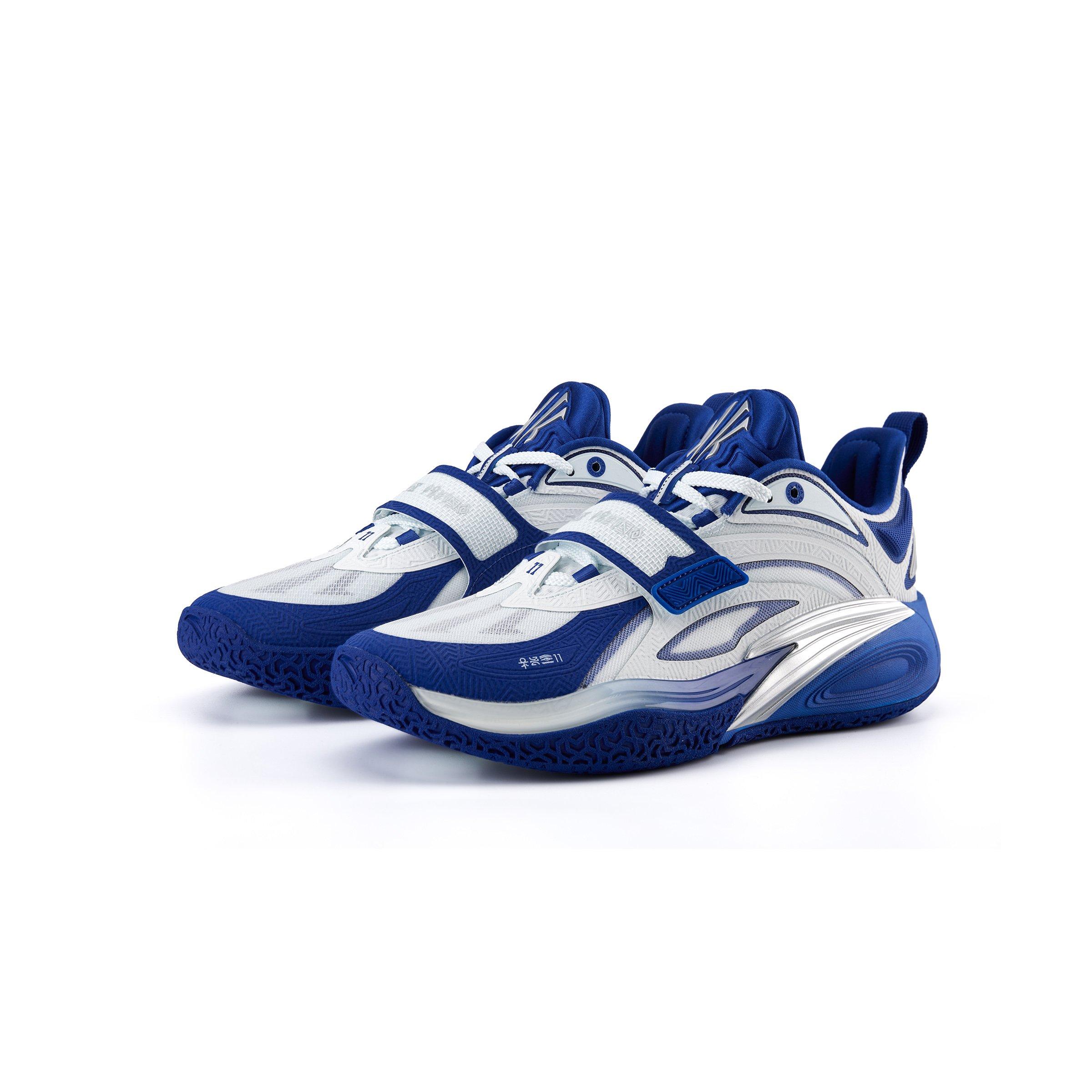 ANTA KAI 1 "11 Games" Men's Basketball Shoe - WHITE/BLUE Thumbnail View 2