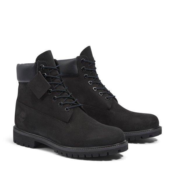 Timberland Premium Classic 6-Inch Wide "Black" Men's Waterproof Boot - BLACK Thumbnail View 4