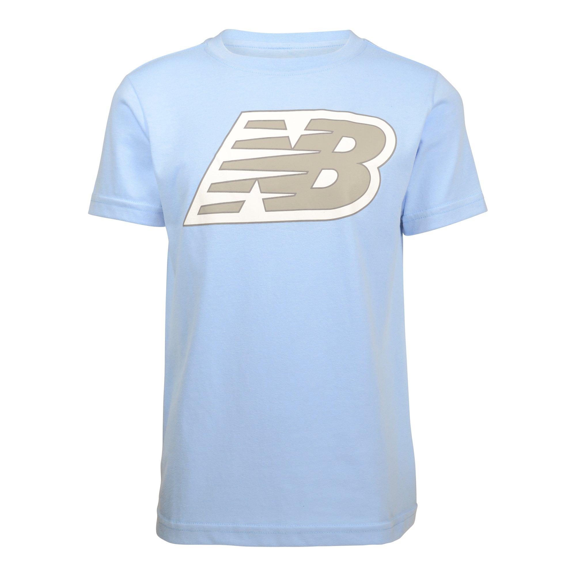 New Balance Big Boys' Electric Sky Tee - BLUE