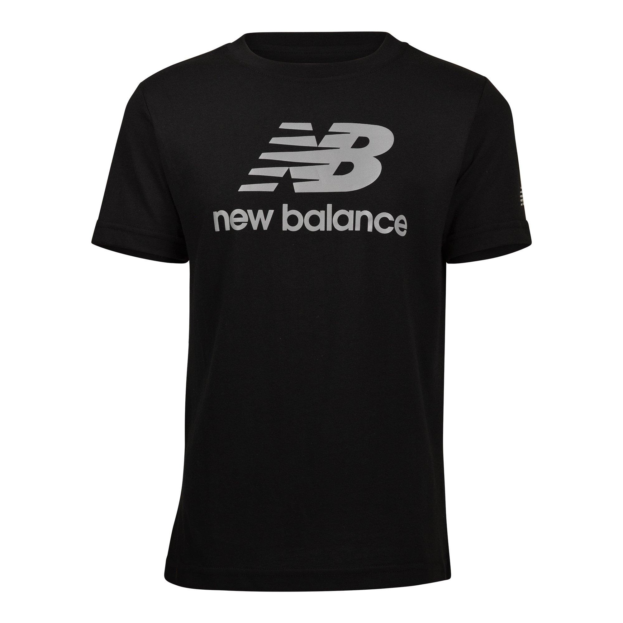 New Balance Big Boys' Black Tee