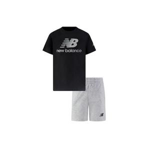 New Balance Toddler Boys' Short Set - Black/Grey