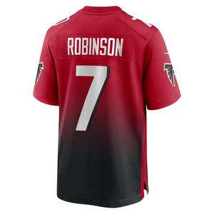 Nike Atlanta Falcons 2025 Bijan Robinson Alt Jersey-Red