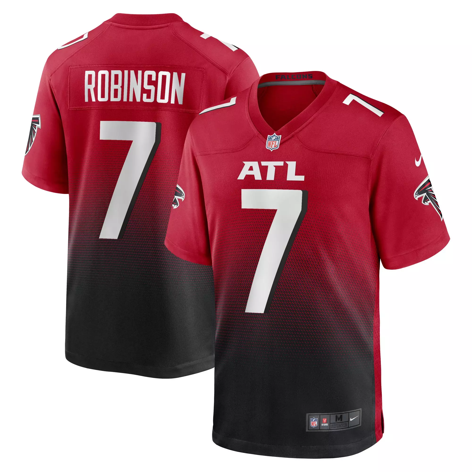 Nike Atlanta Falcons 2025 Bijan Robinson Alt Jersey-Red - RED