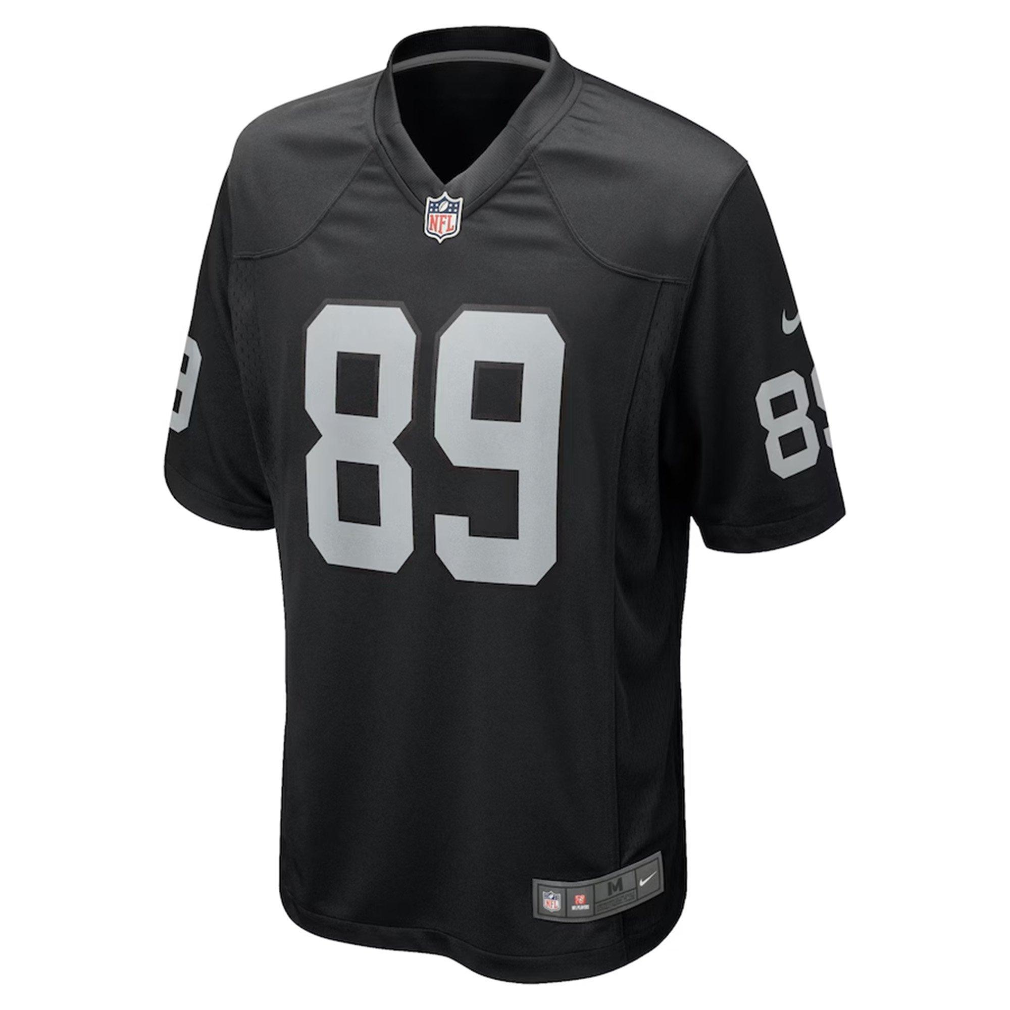Nike Los Vegas Raiders 2025 Brock Bowers Game Jersey-Black - BLACK Thumbnail View 1