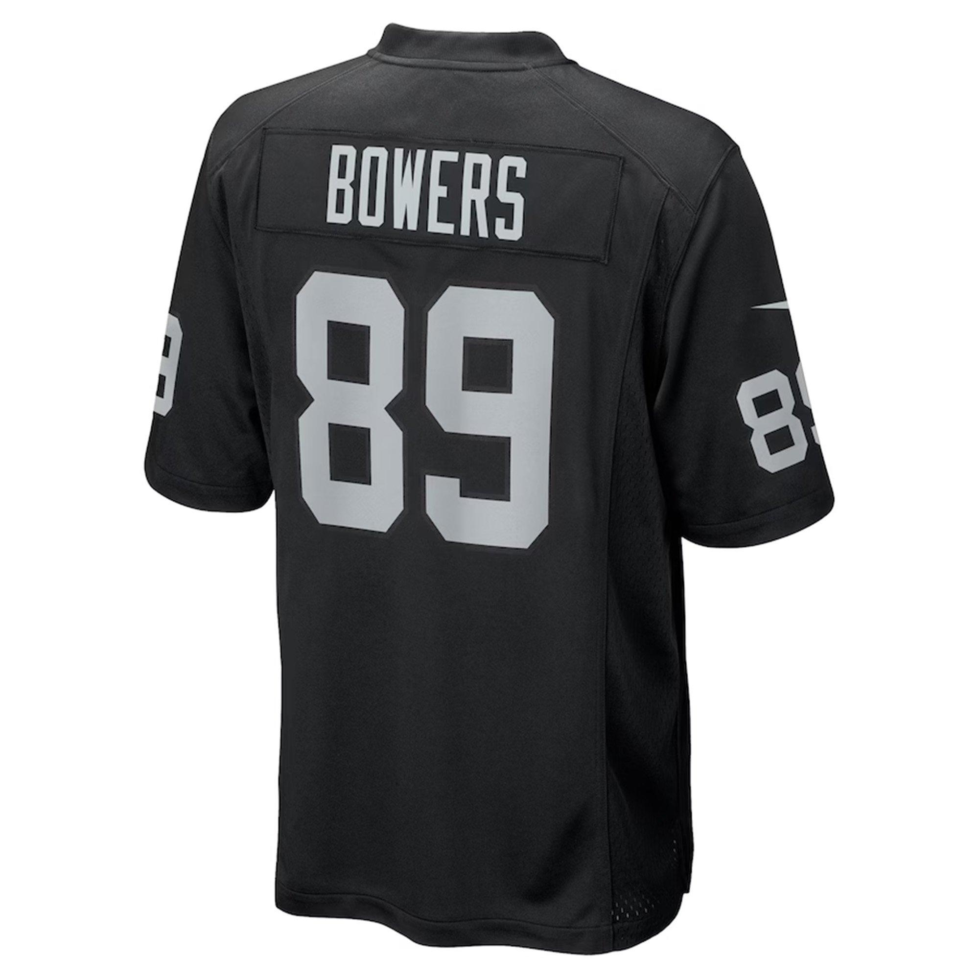 Nike Los Vegas Raiders 2025 Brock Bowers Game Jersey-Black - BLACK Thumbnail View 2