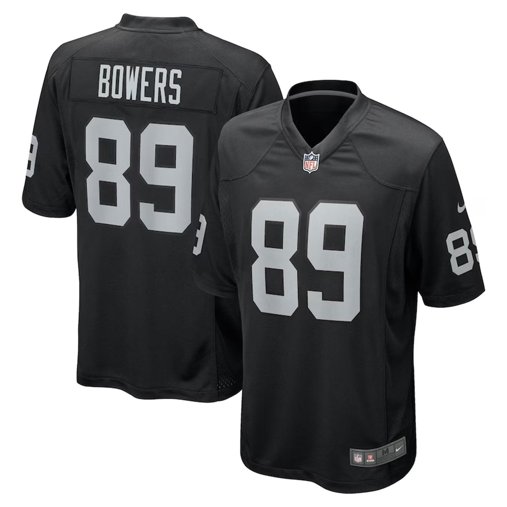 Nike Los Vegas Raiders 2025 Brock Bowers Game Jersey-Black - BLACK Thumbnail View 3