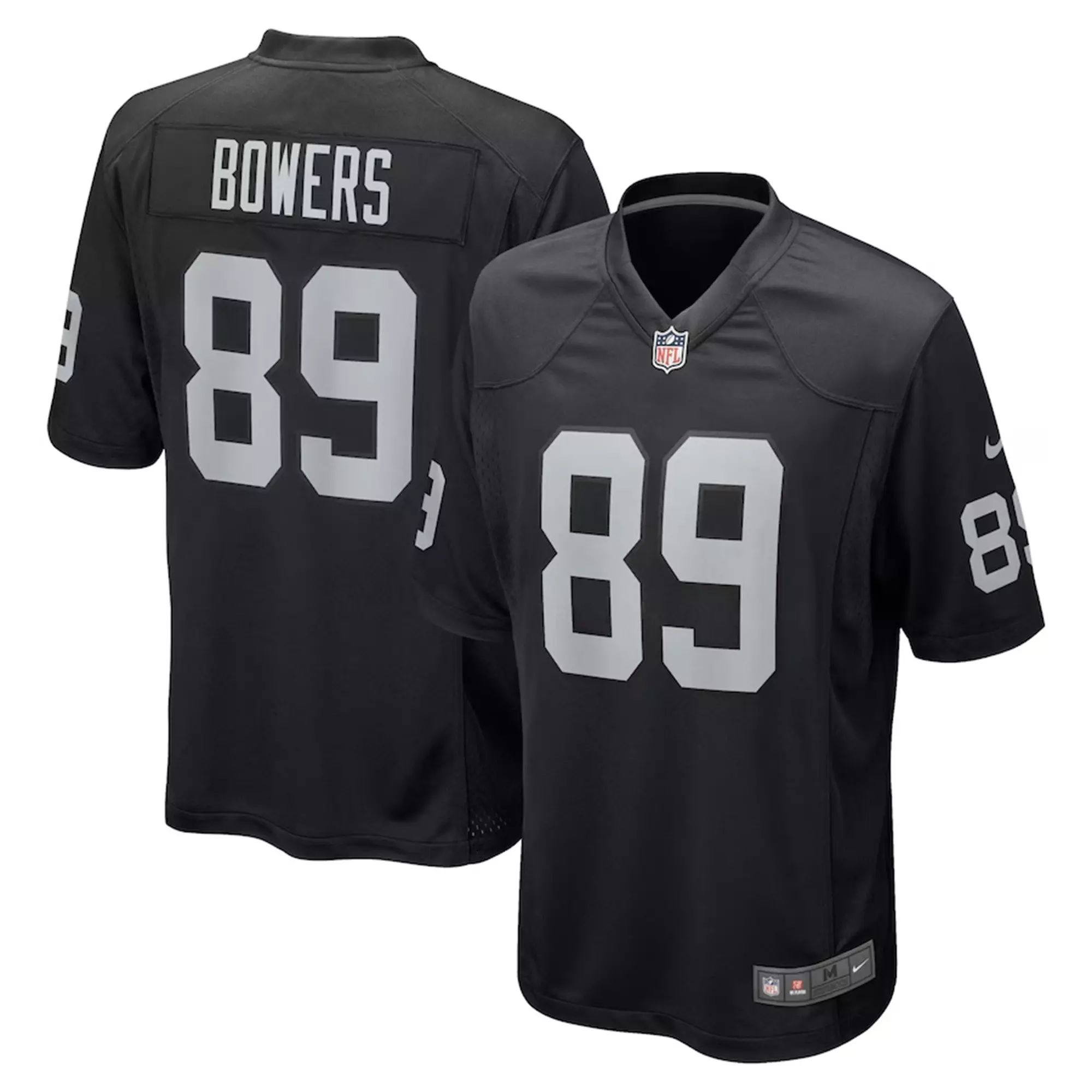 Nike Los Vegas Raiders 2025 Brock Bowers Game Jersey-Black - BLACK