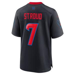 Nike Men's Houston Texans 2025 CJ Stroud Alternate 2 Jersey-Dark Blue